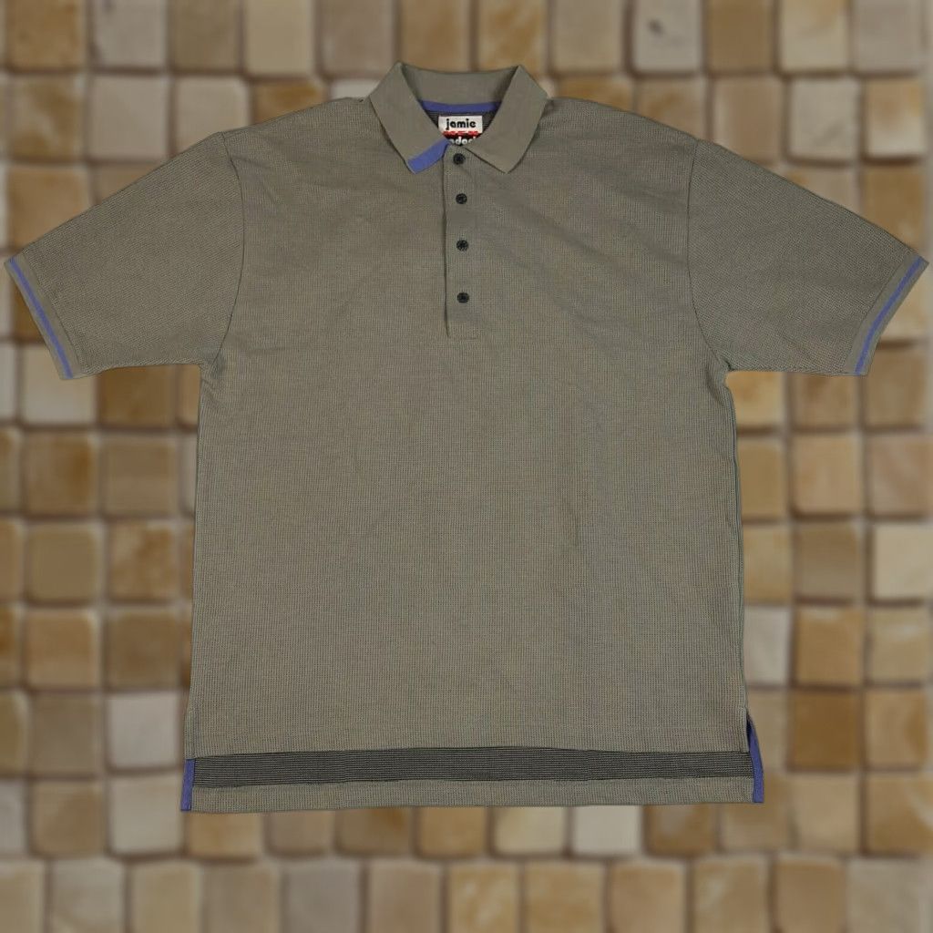 Vintage VINTAGE Jamie Sadock Polo Shirt Golf Tennis Casual Y2K 90s Gray Short Sleeve Collared Polo Shirt Men M GH Size US M / EU 48-50 / 2 - 1 Thumbnail