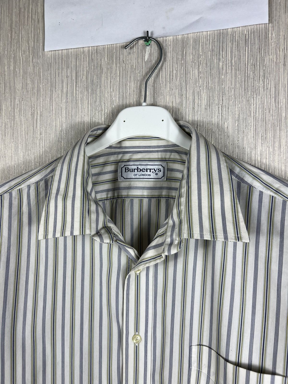 Burberry Vintage Burberrys of London archival striped button up shirt Size US L / EU 52-54 / 3 - 12 Thumbnail