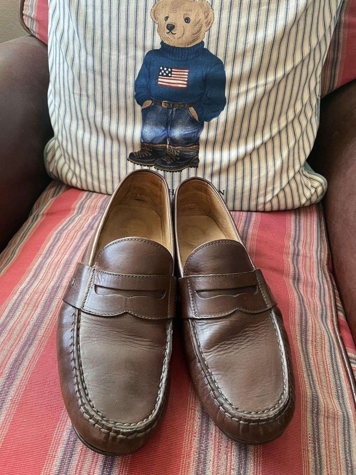 Ralph Lauren Black Label Leather Driving Loafer Size US 10 / EU 43 - 1 Thumbnail