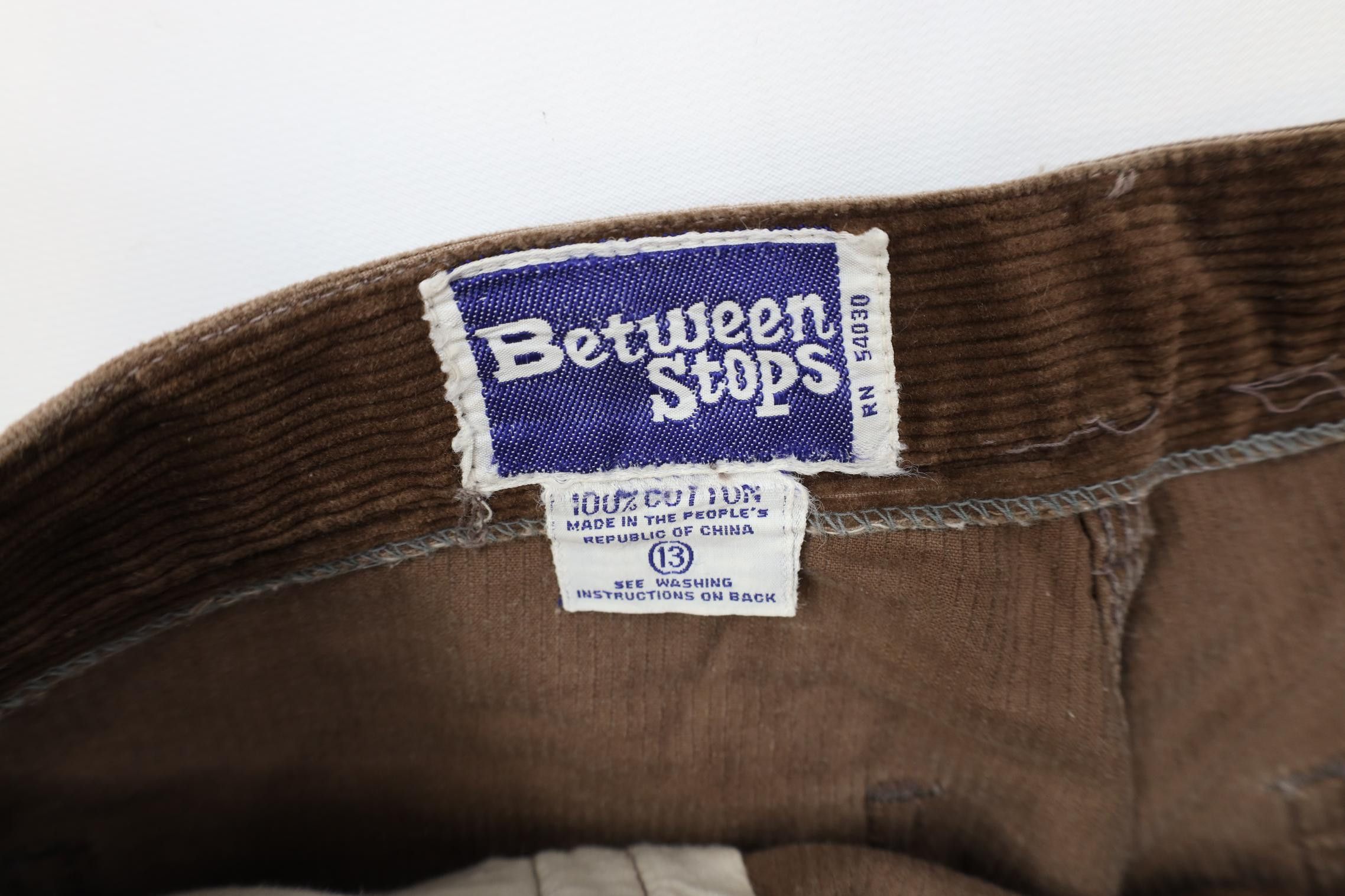 Vintage Vintage 70s Streetwear Straight Leg Corduroy Pants Brown Size 34" / US 12 / IT 48 - 8 Thumbnail
