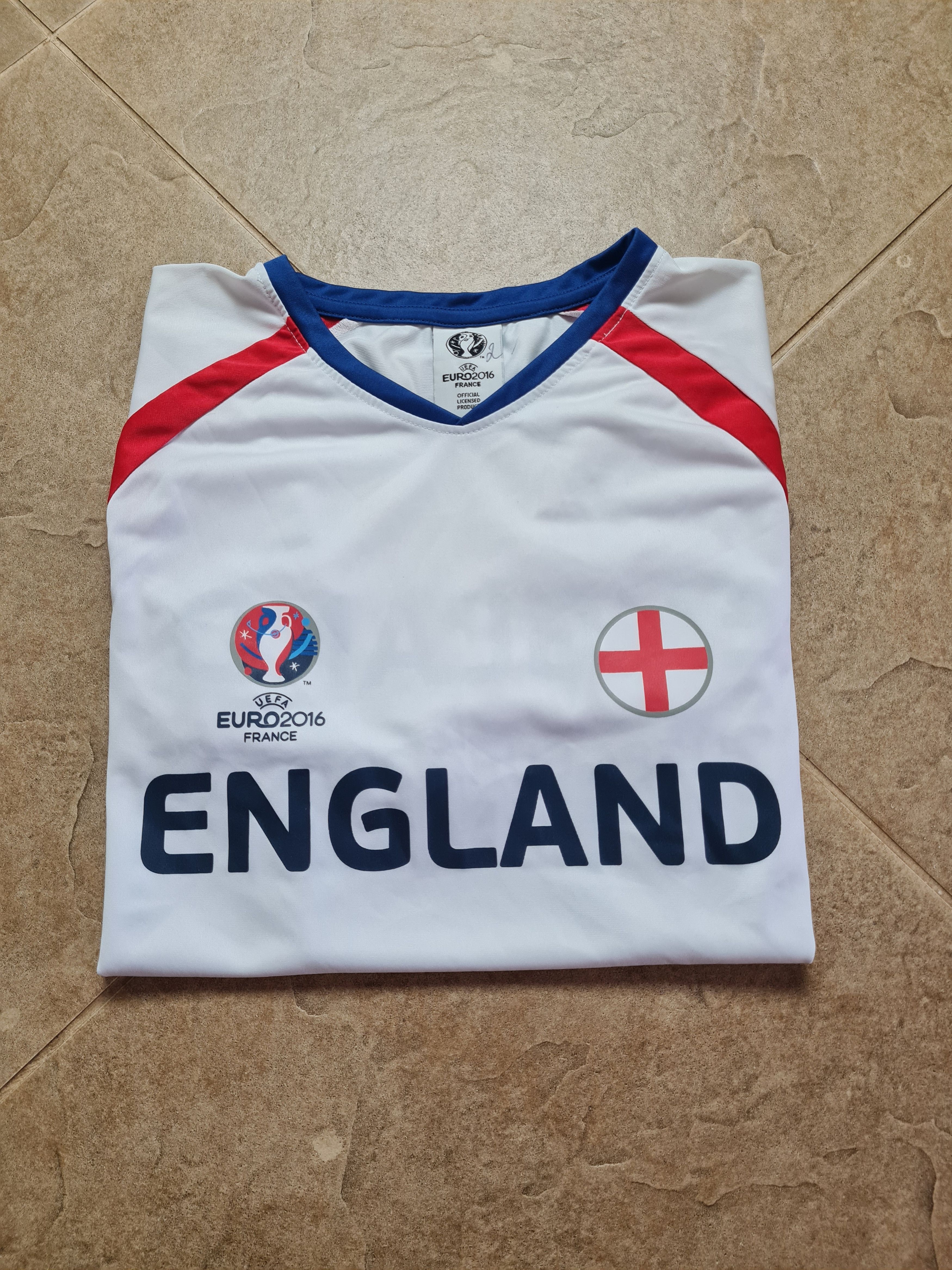 UEFA ENGLAND World Cup 2016 France FOOTBALL UEFA SHIRT ADULT Size US L / EU 52-54 / 3 - 18 Thumbnail