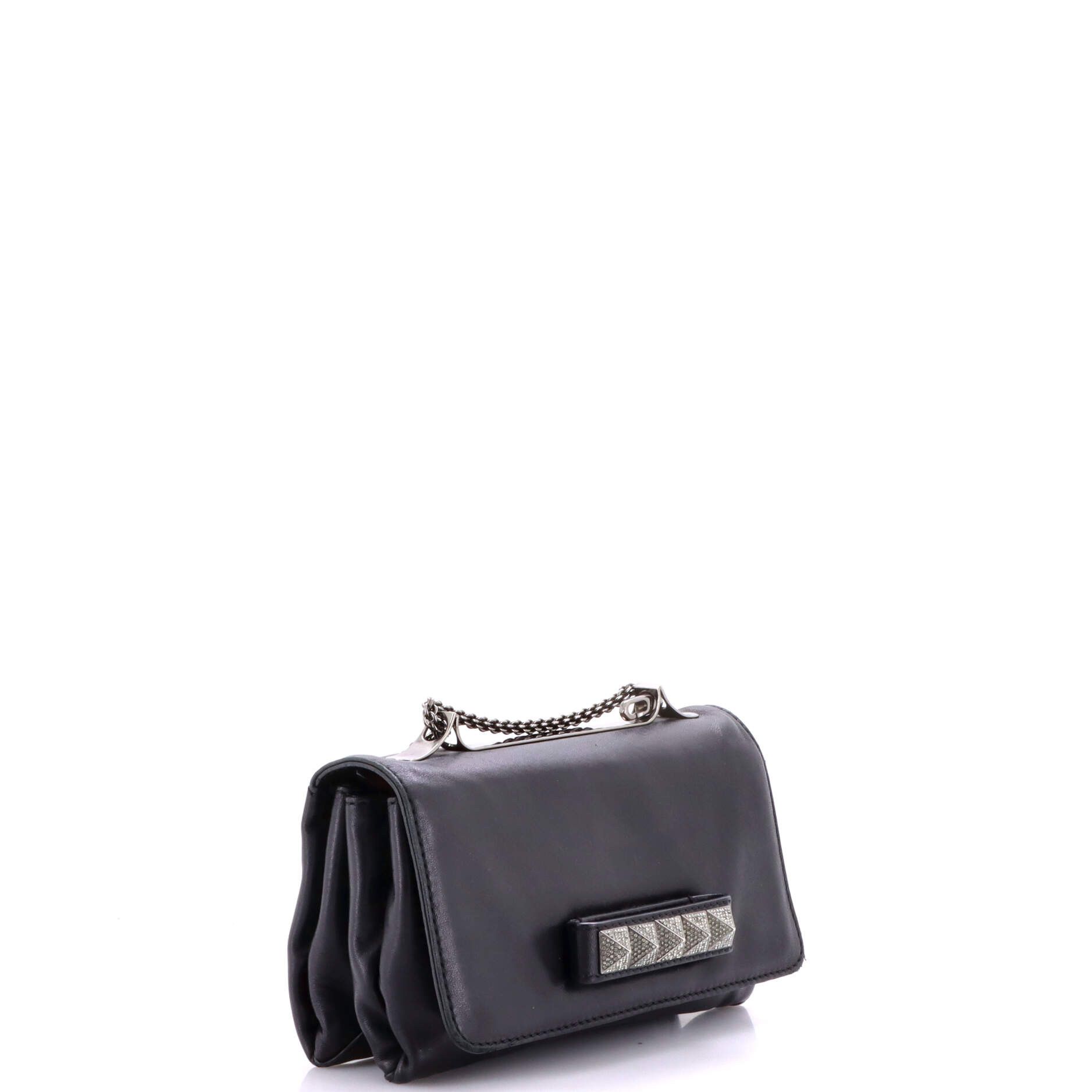 Valentino Va va voom clutch crystal studs leather medium Size ONE SIZE - 1 Thumbnail