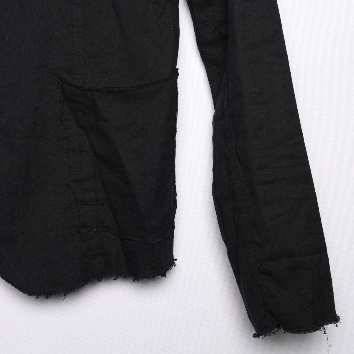 Rundholz Rundholz DIP Black Cotton Shirt Light Jacket Blazer Size S / US 4 / IT 40 - 10 Thumbnail