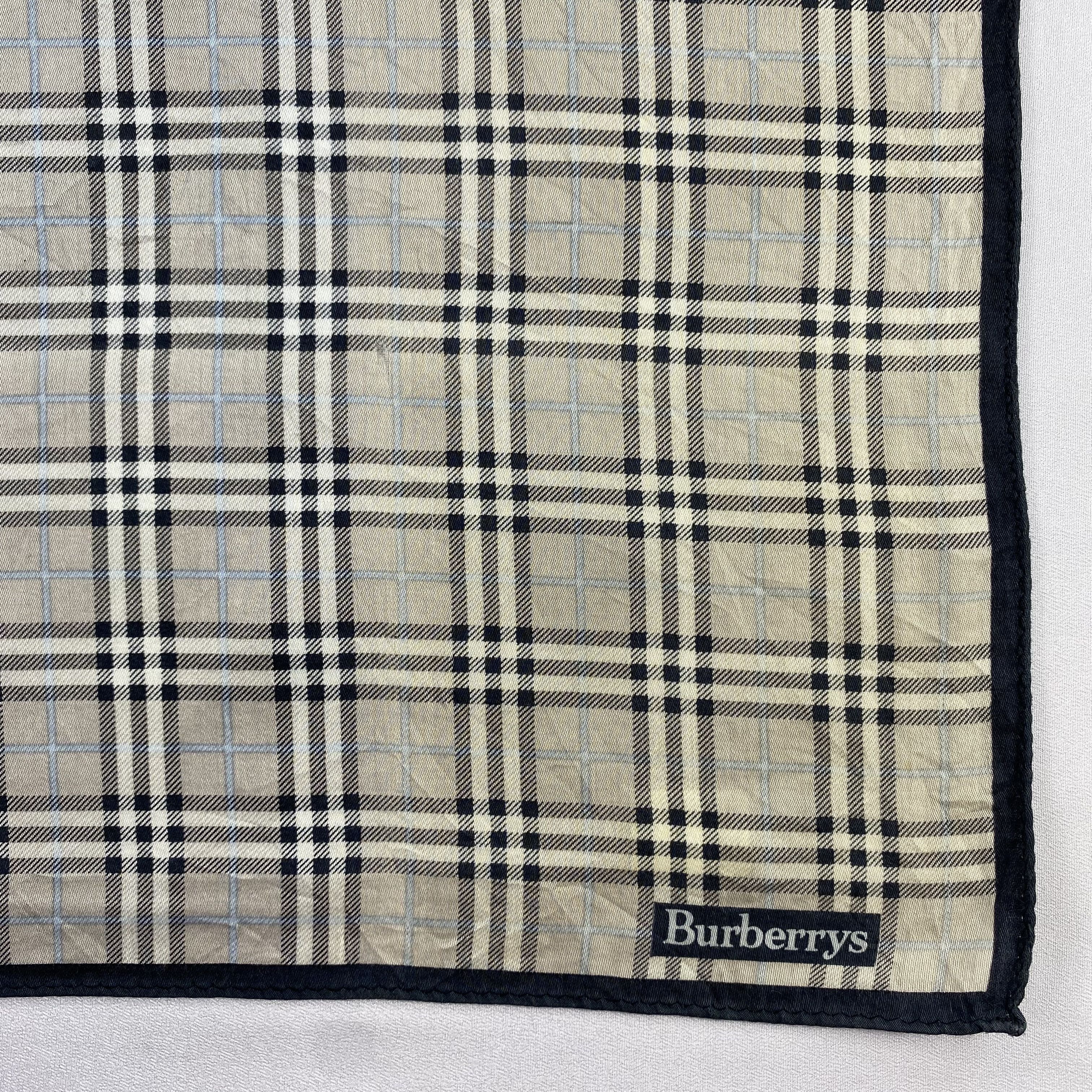 Burberry × Vintage Burberry Handkerchief / Neckerchief / Bandana-P1533 Size ONE SIZE - 3 Thumbnail