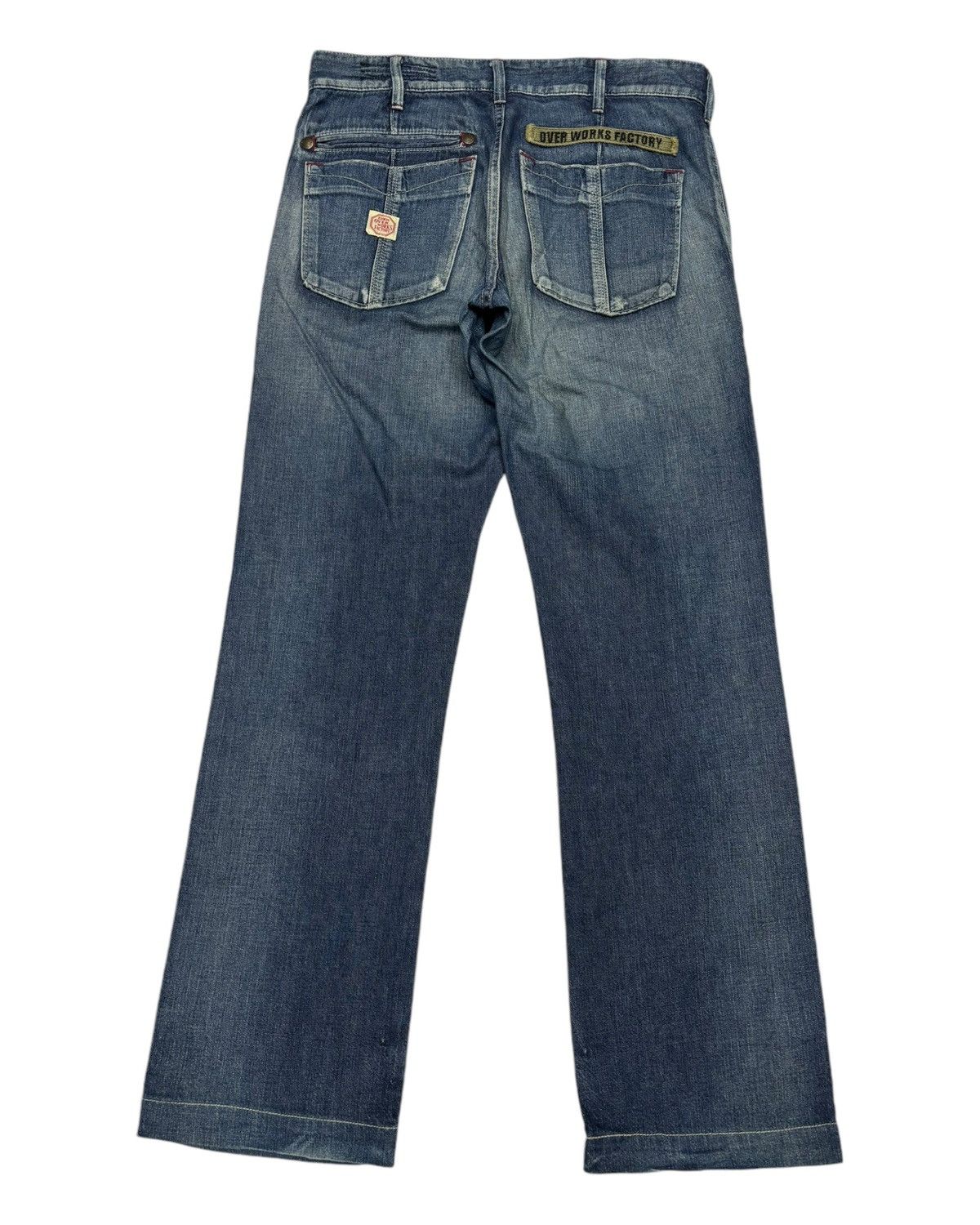 Kapital 🔥EDWIN OVER WORKS FACTORY CLAWMARK DENIM PANTS Size US 32 / EU 48 - 2 Thumbnail