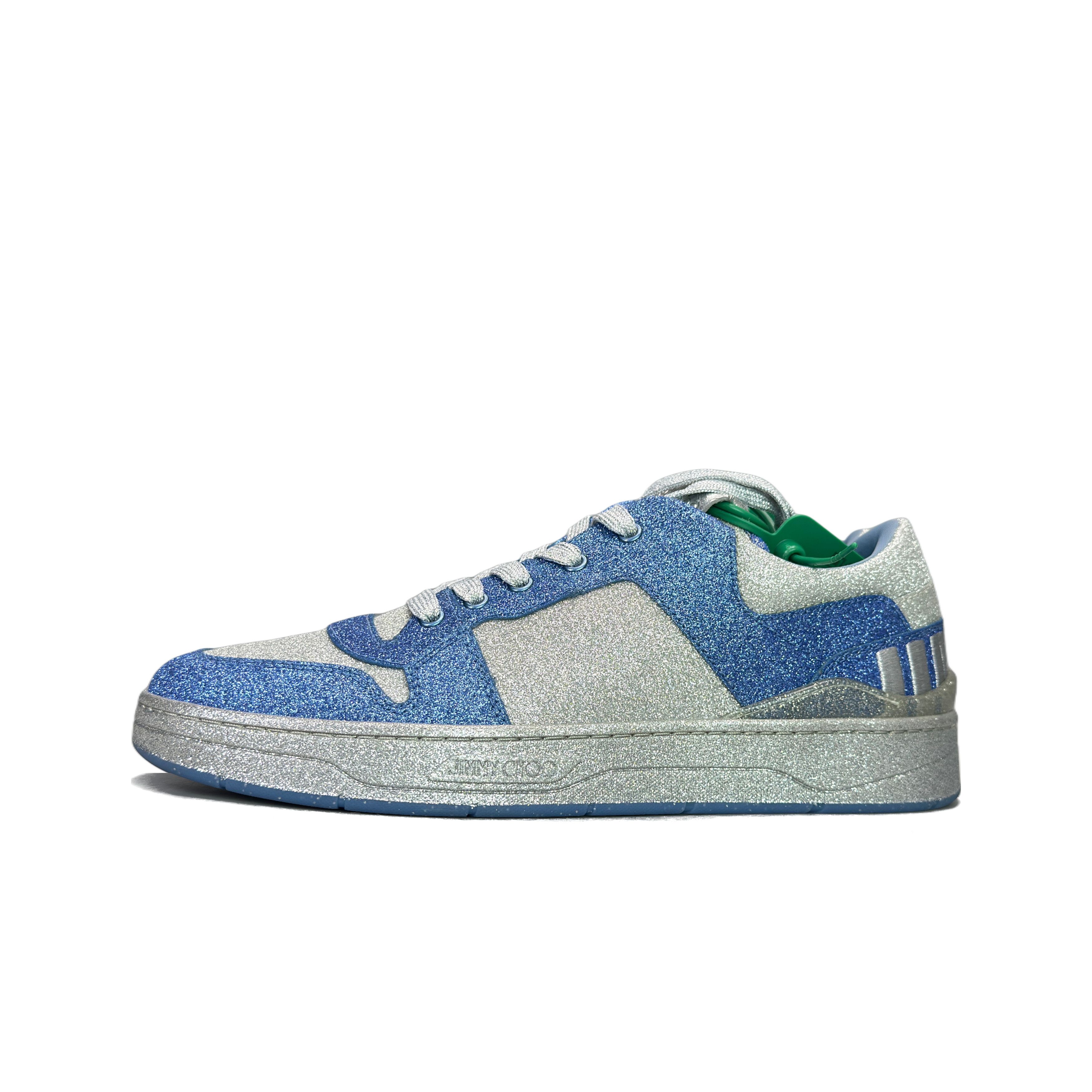 Jimmy Choo Jimmy Choo Florent Glitter Low-Top Sneakers US 9.5 Size US 9.5 / EU 42-43 - 1 Thumbnail