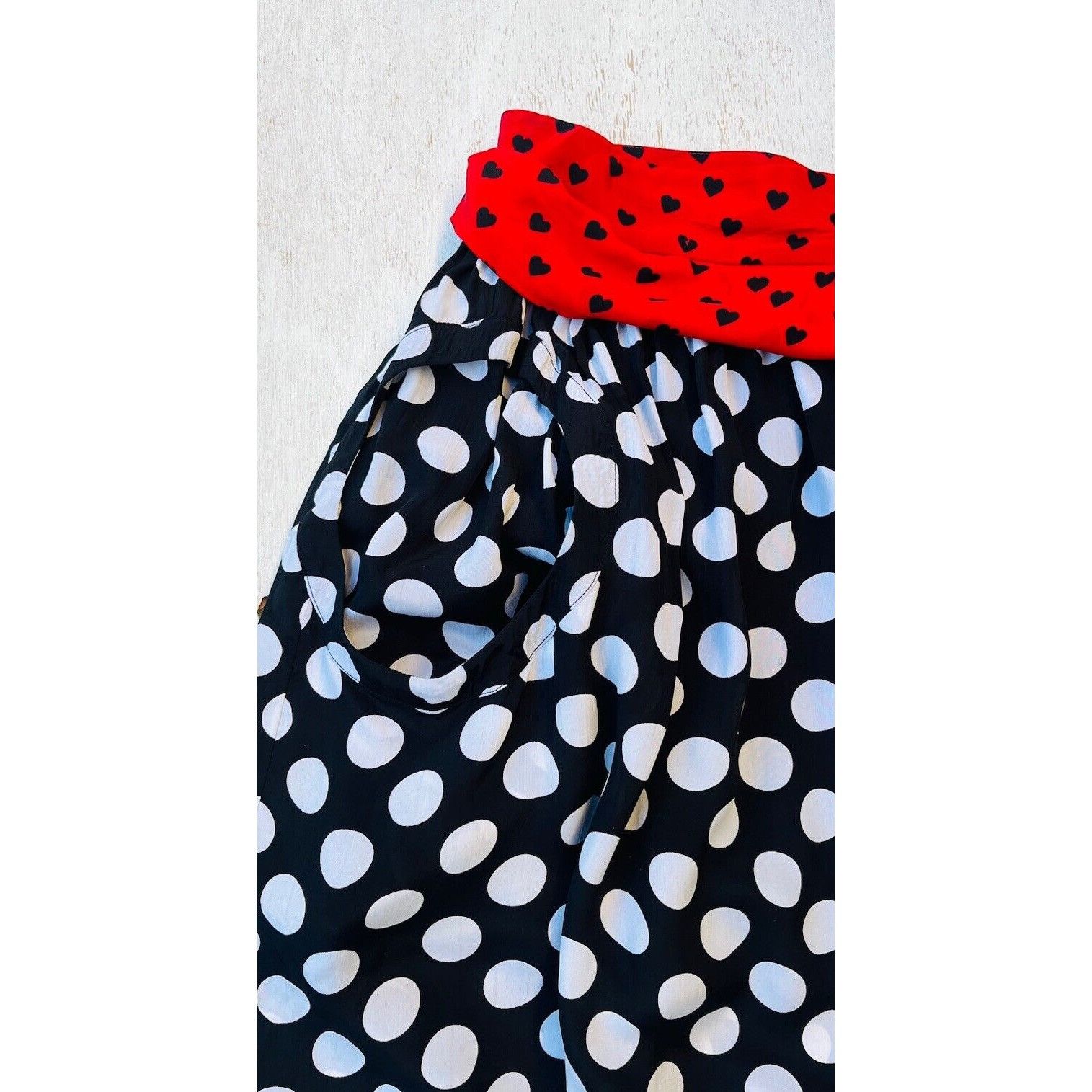Diesel Diesel Women's 0-MARCIL Skirt Hearts & Polka Dots Print Pock Size 27" / US 4 / IT 40 - 8 Thumbnail
