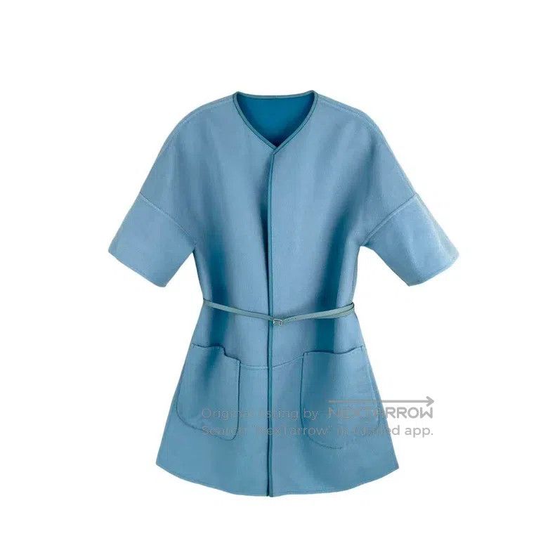 Loro Piana Loro Piana Blue Two-Sided Short Sleeve Jacket Size S / US 4 / IT 40 - 1 Thumbnail