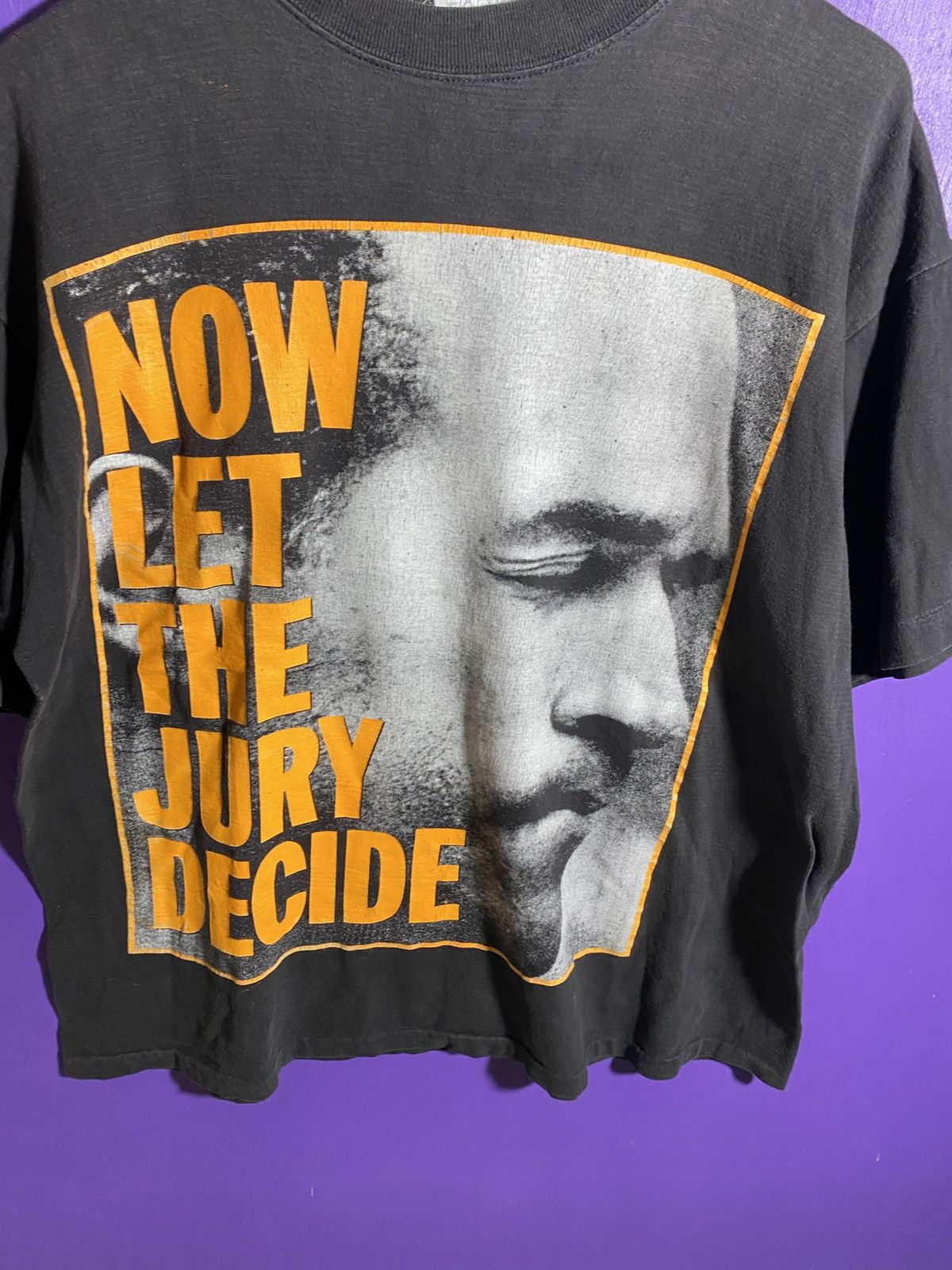 Rap Tees × Vintage Vintage 90s OJ Simpson let the jury decide rap tee Size US L / EU 52-54 / 3 - 3 Thumbnail