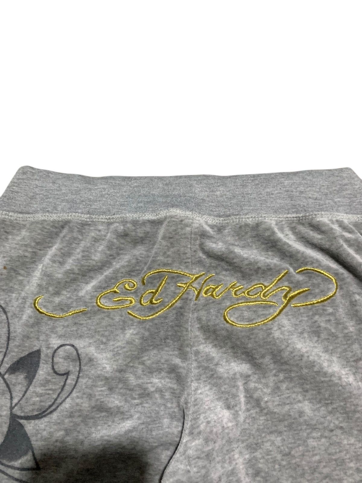 Ed Hardy Vintage Ed Hardy LOVE KILLS SLOWLY flared sweat pants Size US 28 / EU 44 - 4 Thumbnail