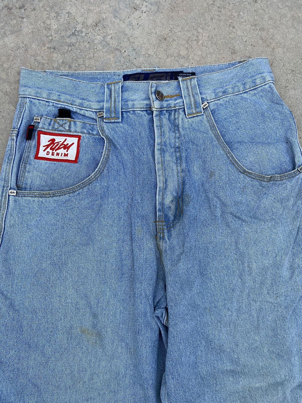 Fubu 🔥 Vintage y2k FUBU jeans baggy pants street fashion jnco Size US 30 / EU 46 - 6 Thumbnail