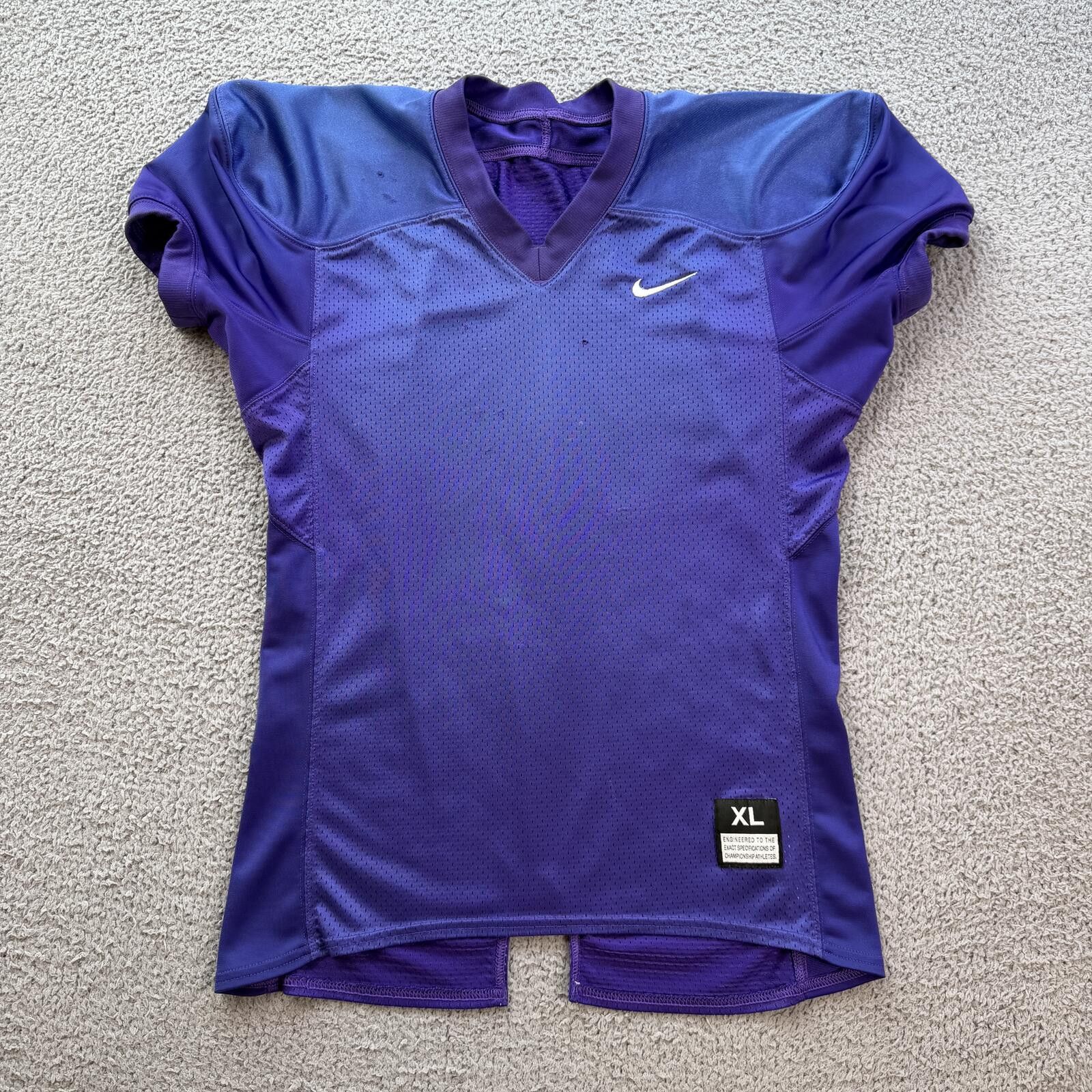 Nike Nike Purple Football Practice Jersey XL Mesh Training Game Size US XL / EU 56 / 4 - 1 Thumbnail