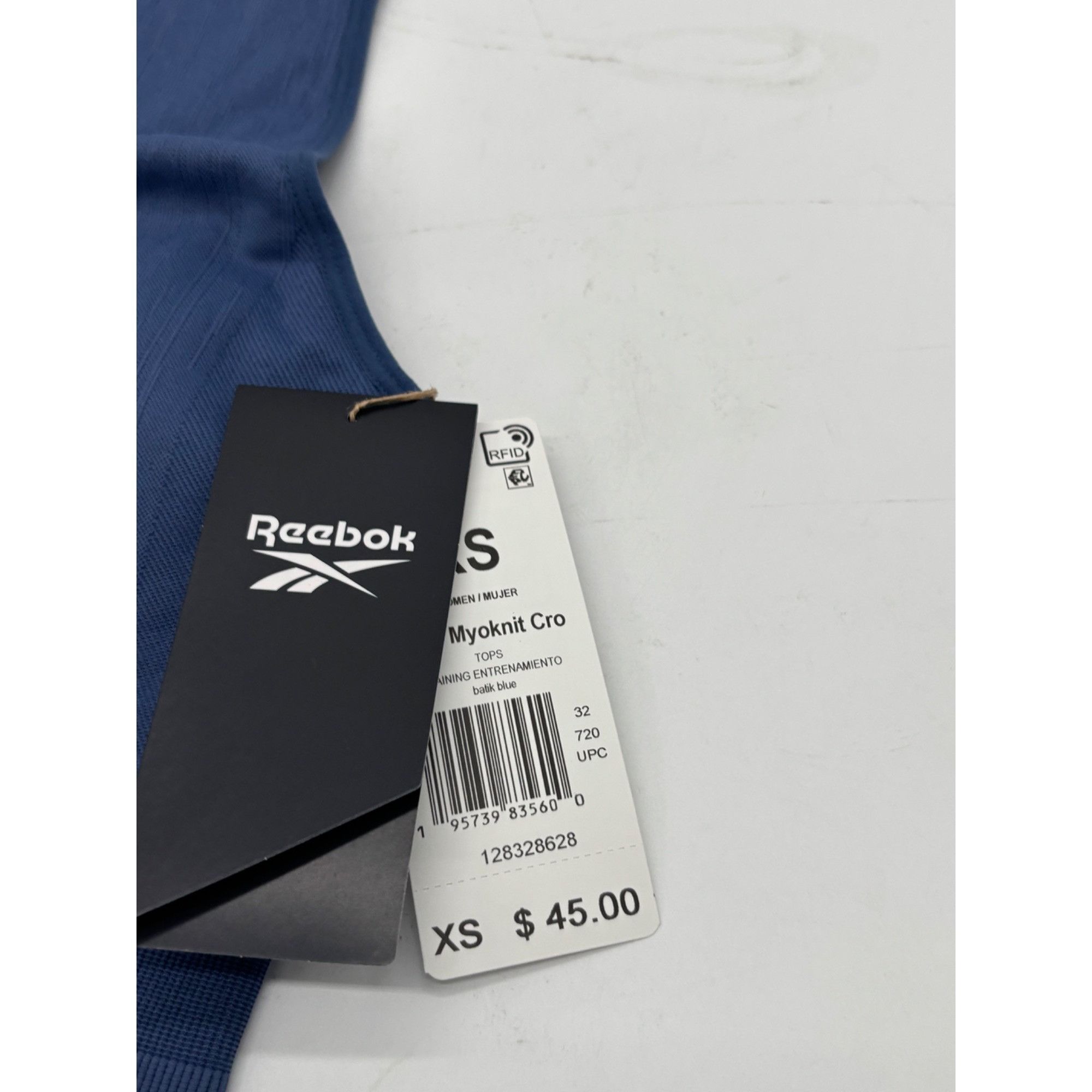 Reebok Reebok Women's United by Fitness Myoknit Seamless Top in Bat Size XS / US 0-2 / IT 36-38 - 8 Thumbnail