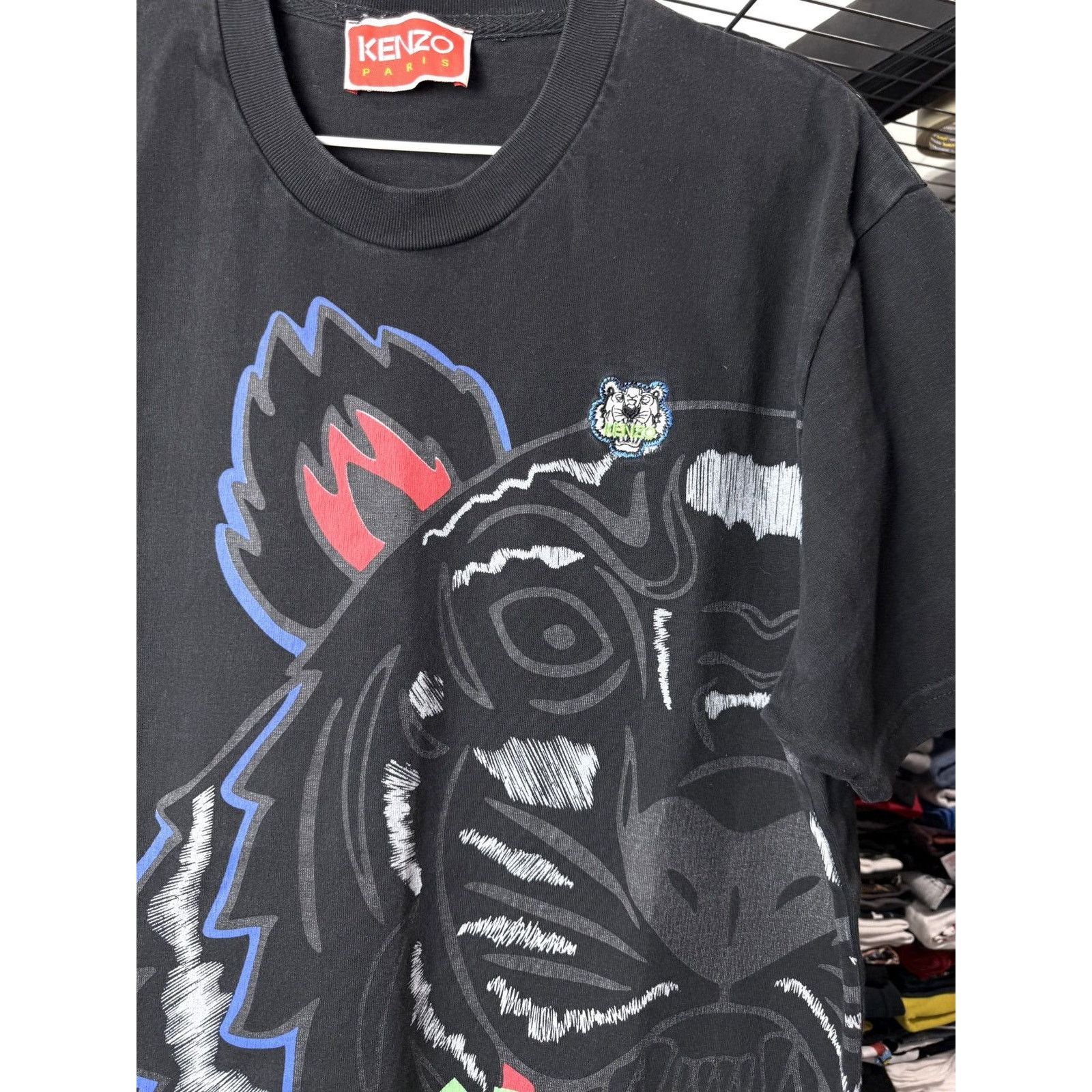 Kenzo Kenzo Paris Tiger Full Print T Shirt Size US XL / EU 56 / 4 - 3 Thumbnail