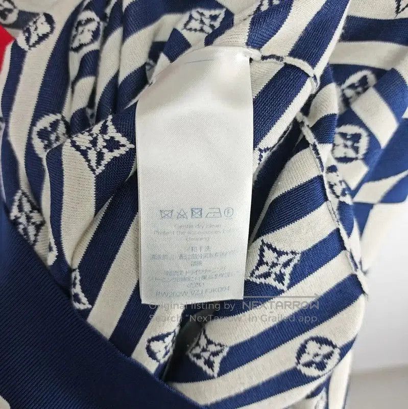 Louis Vuitton Louis Vuitton Spring Autumn Blue Silk Dress . Size S / US 4 / IT 40 - 4 Thumbnail