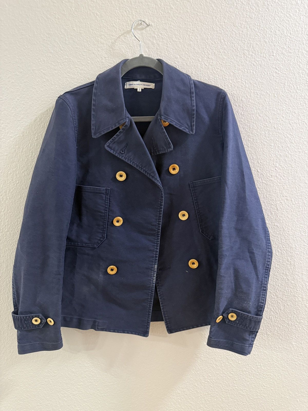 Comme des Garcons CDG Double breasted sailor jacket Size US L / EU 52-54 / 3 - 1 Thumbnail