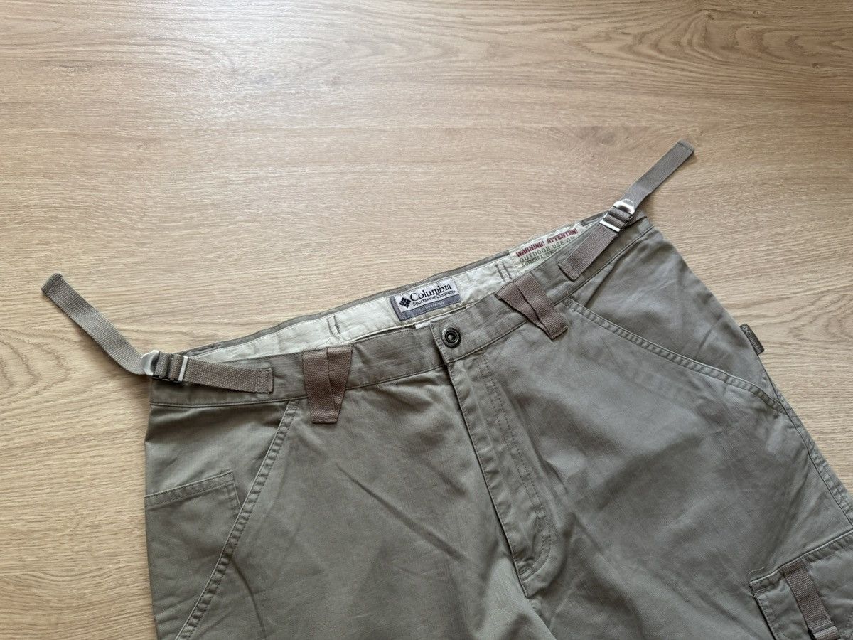 Columbia Vintage 00’s Columbia USA BAGGY Cargo Beige Pants Size US 36 / EU 52 - 3 Thumbnail