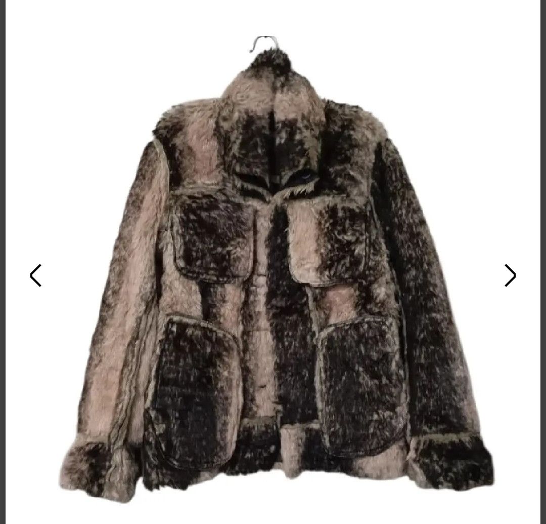 Beauty Beast 291295🌟HOMME Vintage suade trucker jacket with fur Size US M / EU 48-50 / 2 - 8 Thumbnail
