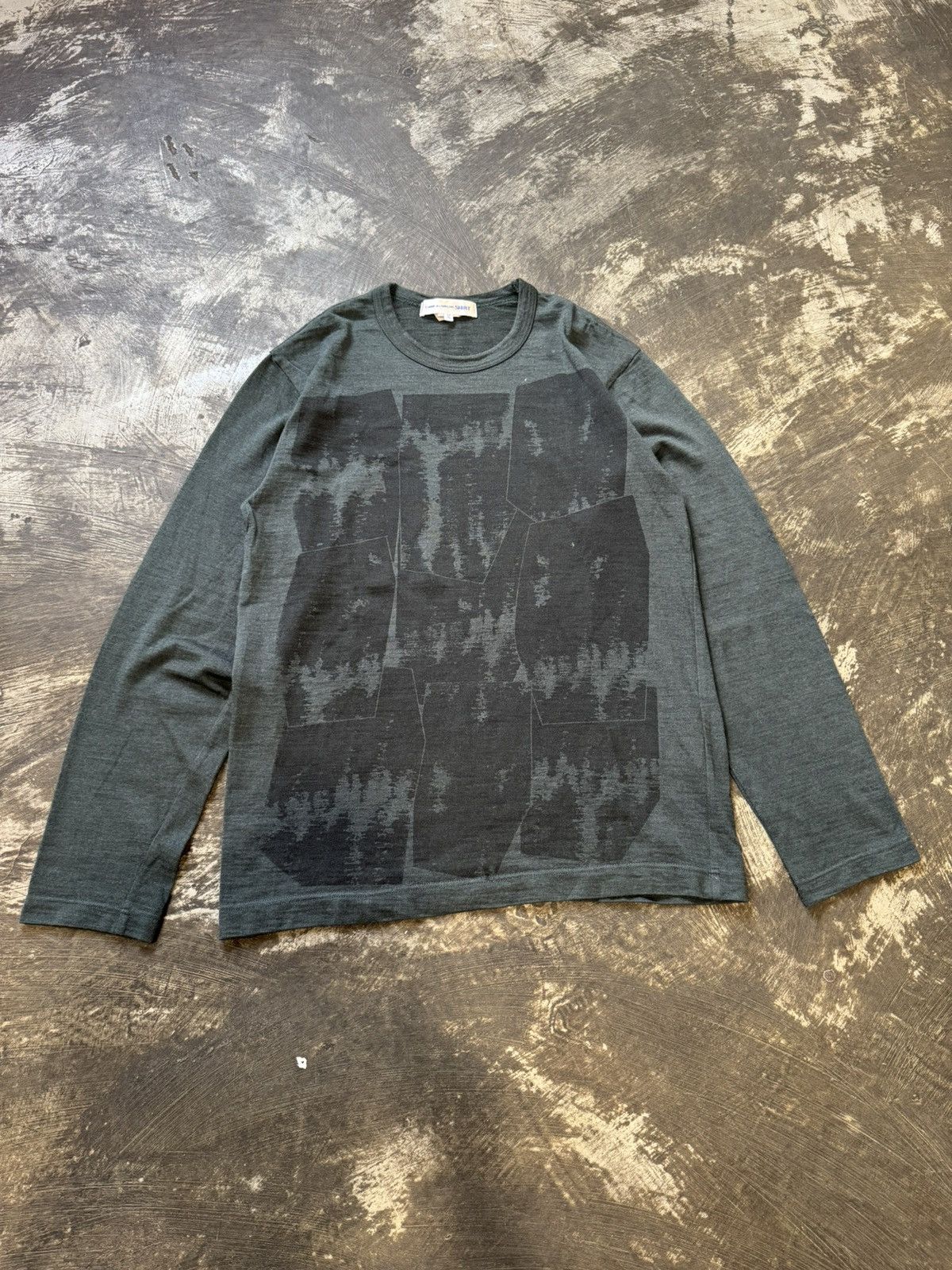 Comme des Garcons SHIRT COMME DES GARCONS ABSTRACT MOTIF LONG SHIRT Size US M / EU 48-50 / 2 - 1 Thumbnail