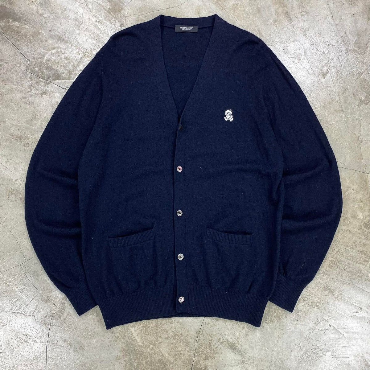 Undercover FW2019 ‘A Clockwork Orange’ Embroidered Bear Cardigan Size US M / EU 48-50 / 2 - 1 Thumbnail