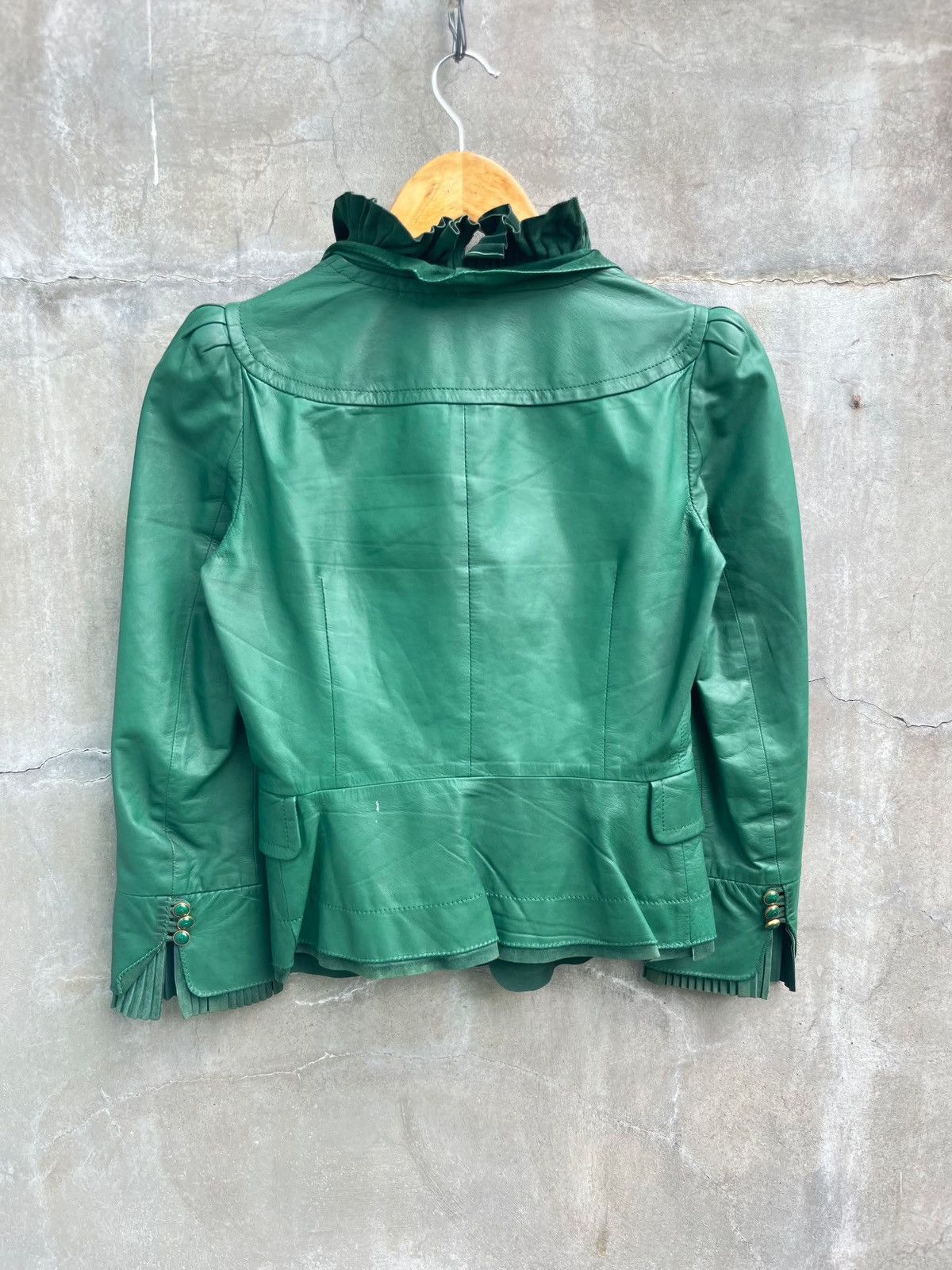 Gucci Leather Evening Jacket Size S / US 4 / IT 40 - 6 Thumbnail