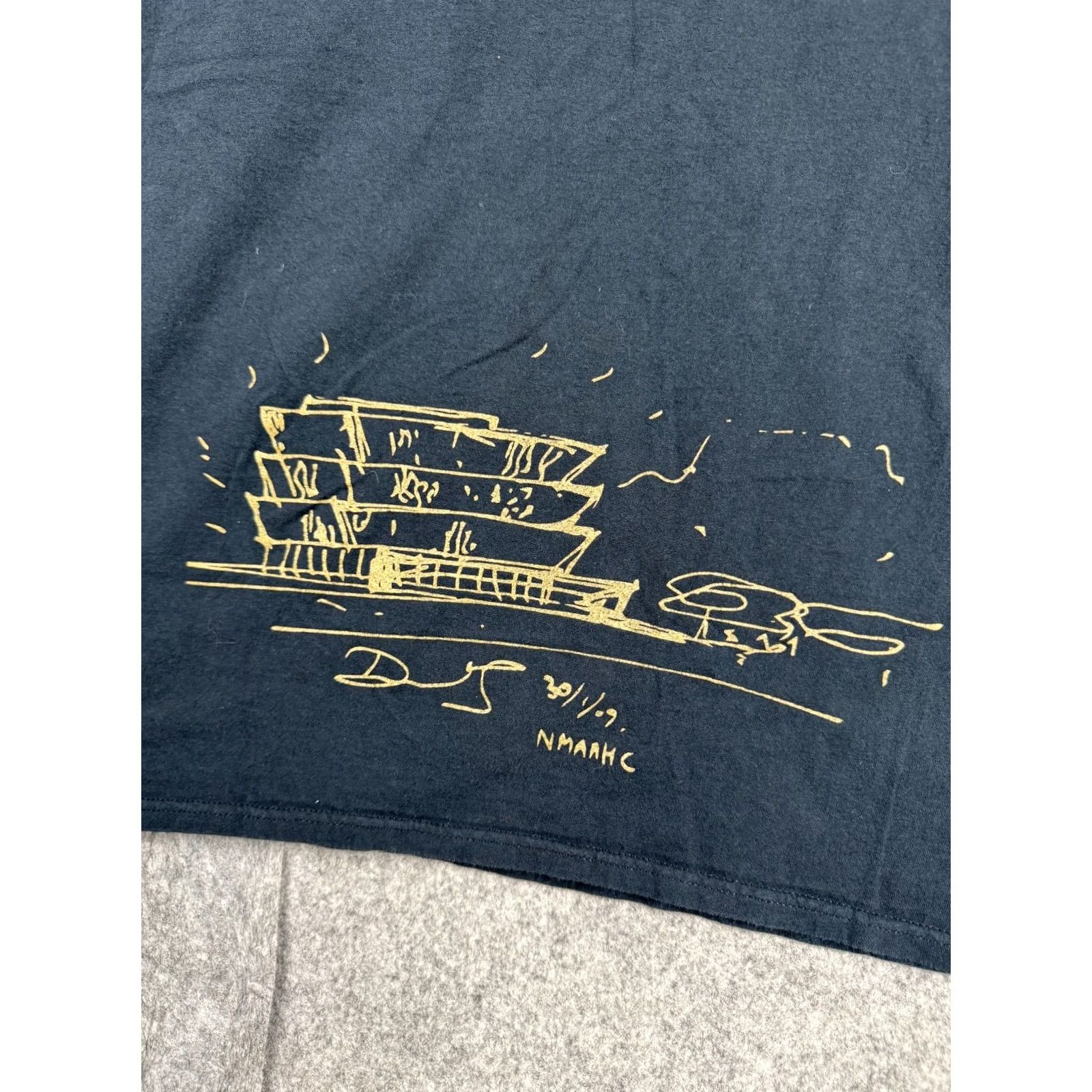 Vintage VINTAGE Smithsonian Shirt Men's XL Black David Adjaye African Heritage Abstract Size US XL / EU 56 / 4 - 5 Thumbnail