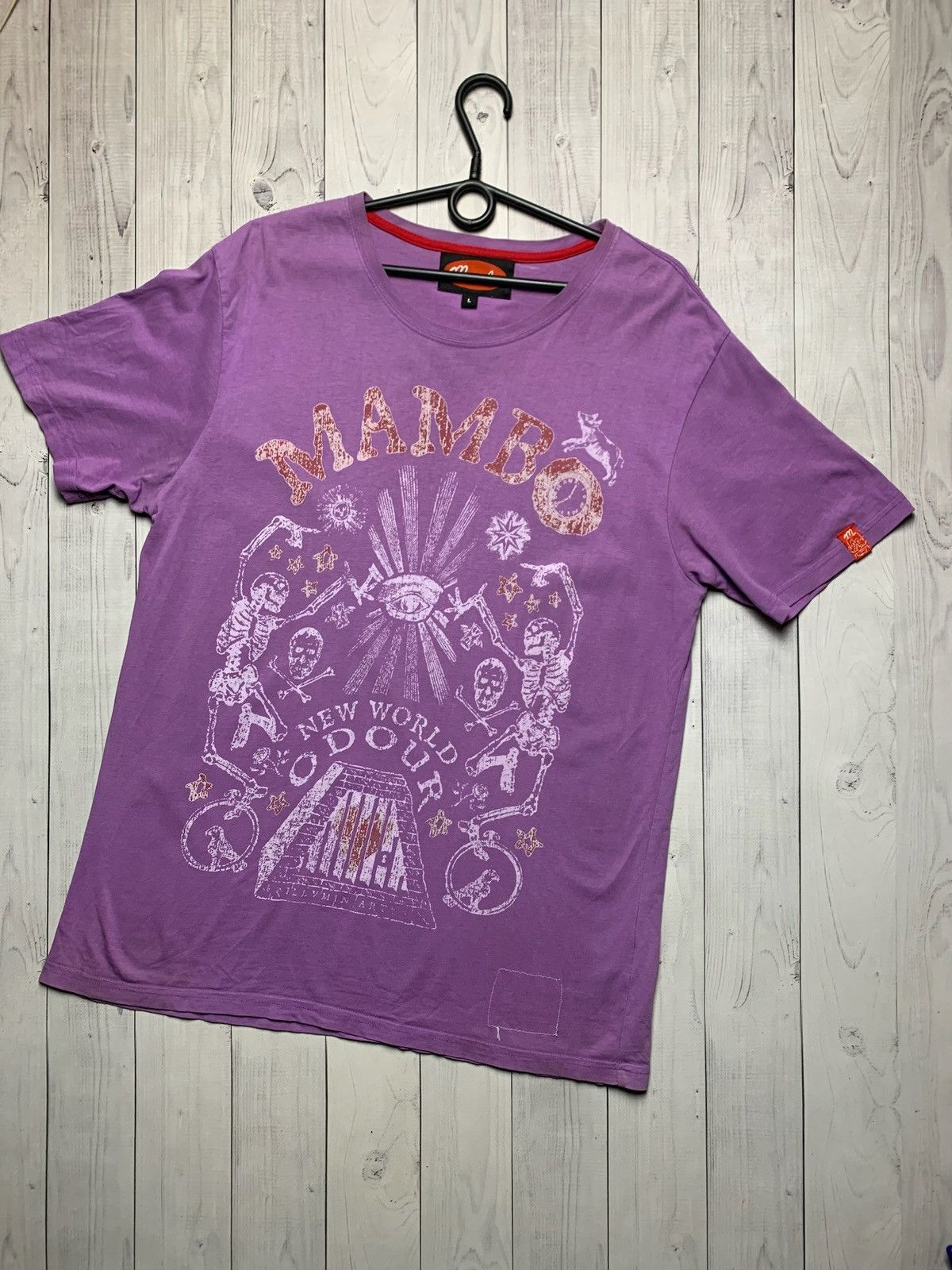 Mambo × Vintage Vintage Mambo tee big logo size L purple rare Size US L / EU 52-54 / 3 - 1 Thumbnail