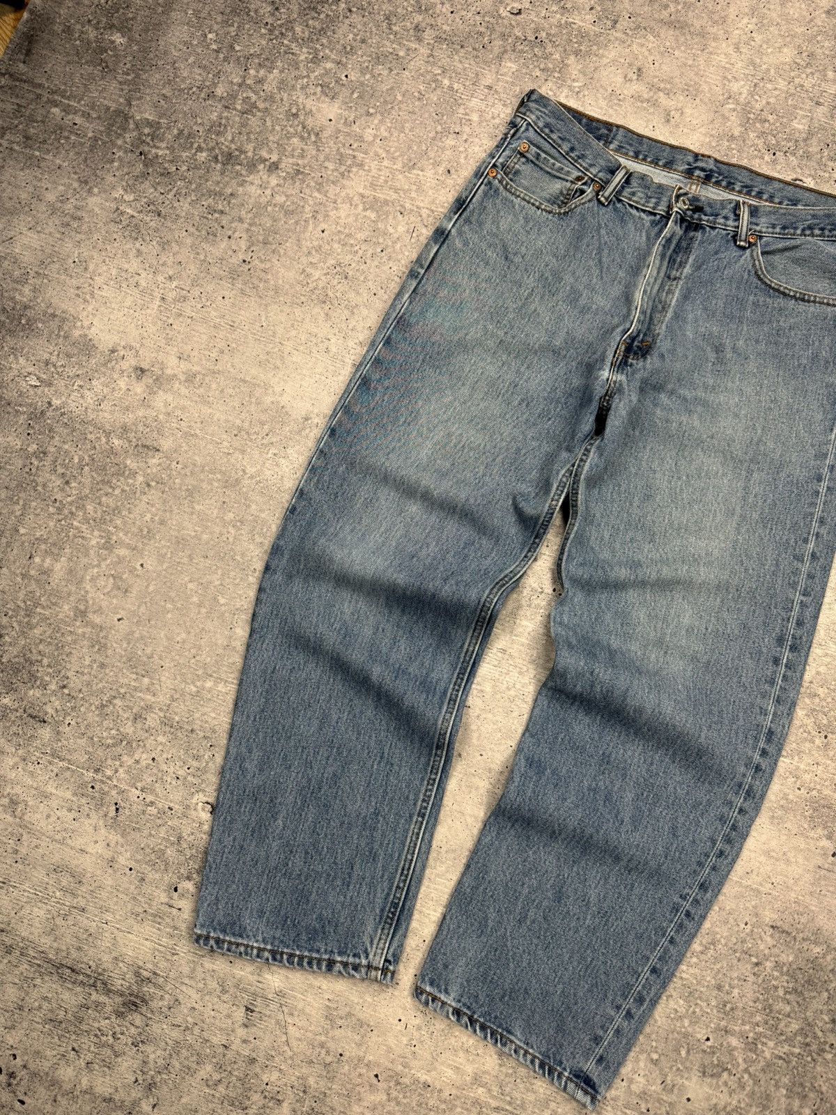 Levi's × Levi's Vintage Clothing × Vintage Vintage Levi’s 550 501 Blue Stonewashed Denim Jeans Trousers Size US 36 / EU 52 - 3 Thumbnail