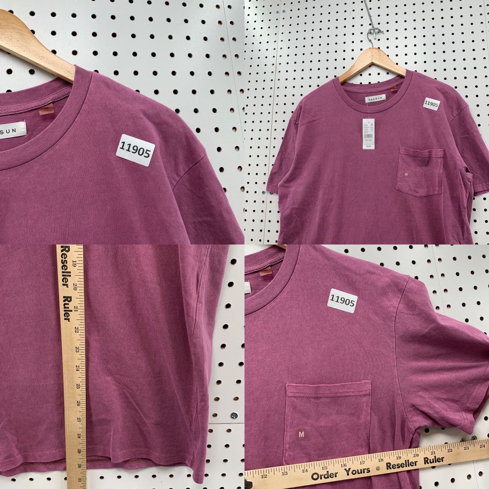 Pacsun Pacsun Shirt Mens Medium Red Short Sleeve Cotton Pocket Modern T-Shirt Size US M / EU 48-50 / 2 - 8 Thumbnail