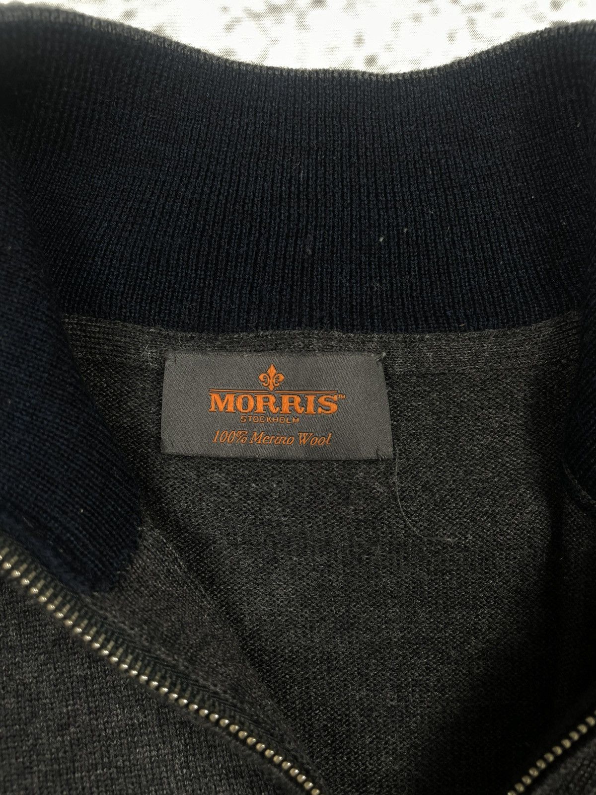 Morris Morris M Half Quarter-Zip Sweater Merino Wool Old Money egv Size US L / EU 52-54 / 3 - 4 Thumbnail