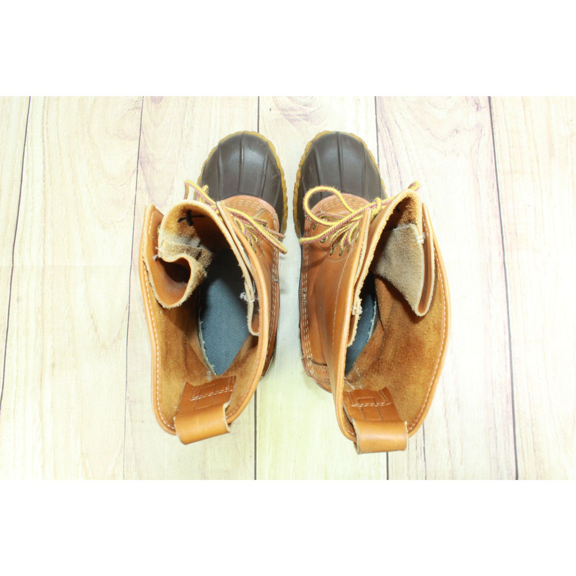 L.L. Bean Vintage LL Bean Brown Leather Hunting Duck Boots Size US 7 / IT 37 - 7 Thumbnail