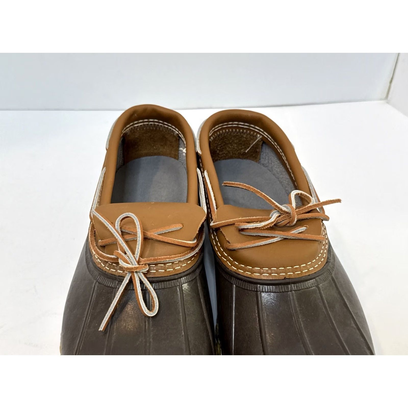 Vintage VINTAGE LL Bean Duck Boots Brown Low Rubber Moc Waterproof Leather Men's Size 12 Size US 12 / EU 45 - 6 Thumbnail