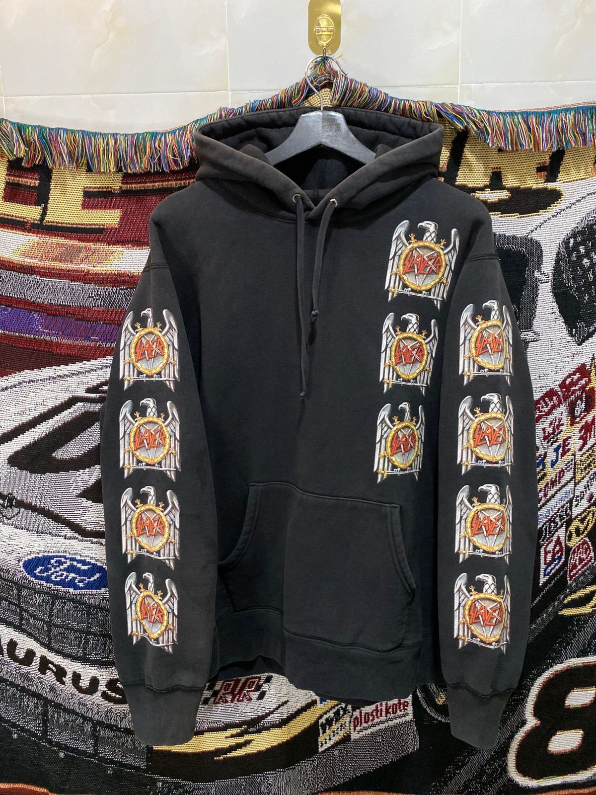 トップス Supreme Slayer Eagle Hooded Sweatshirt Supreme X Slayer Eagle Hoodie FW16. Men's Large | eBay