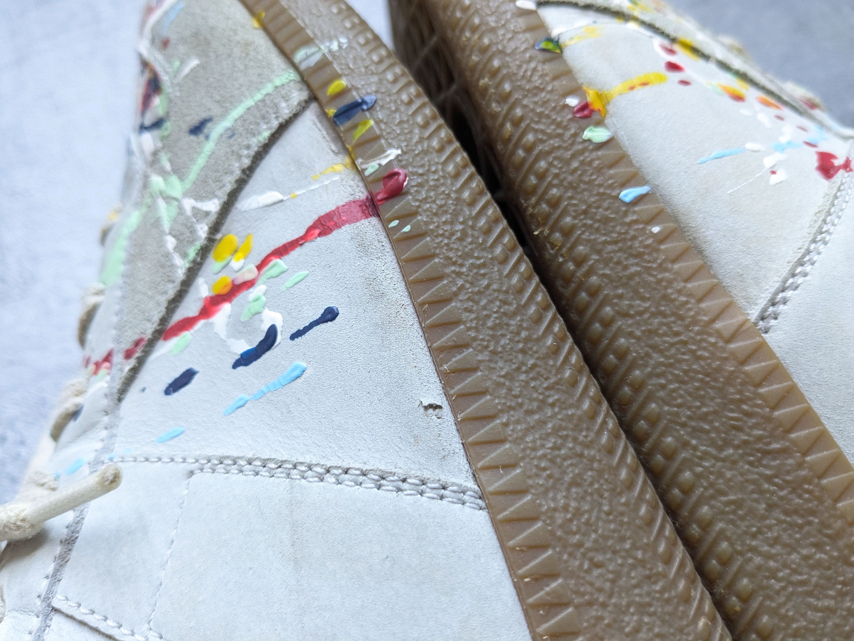 Maison Margiela Maison Margiela Replica GAT Paint Splatter 10 43 Gum Low Size US 10 / EU 43 - 13 Thumbnail
