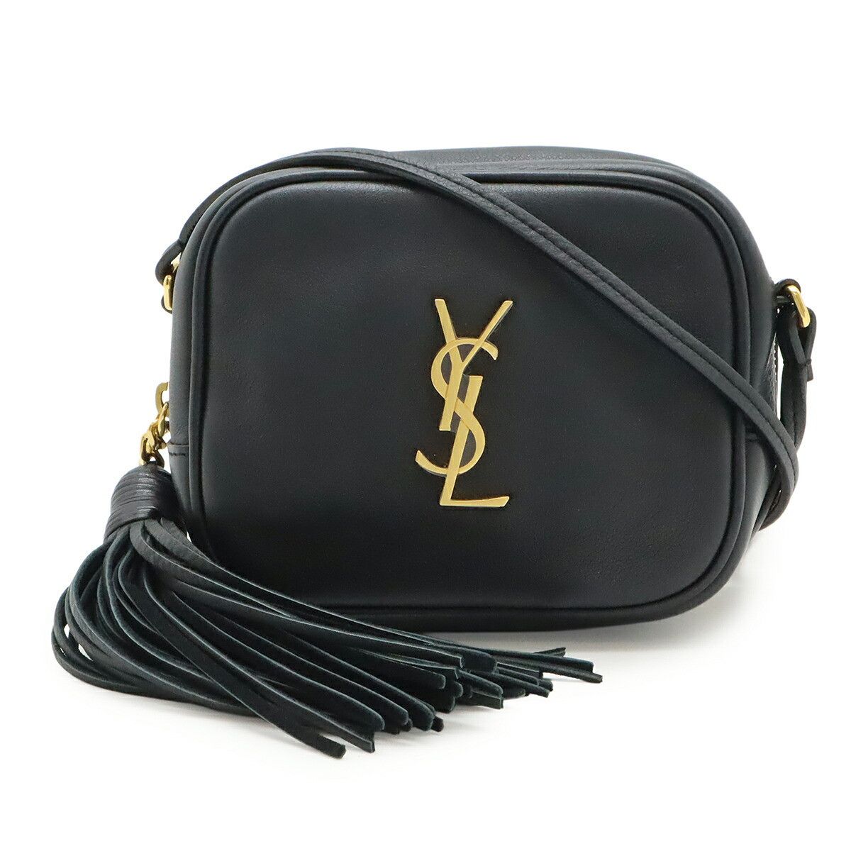 Yves Saint Laurent Saint Laurent Monogram Leather Shoulder Bag Leather Shoulder Bag 425317 DUTY FREE for USA