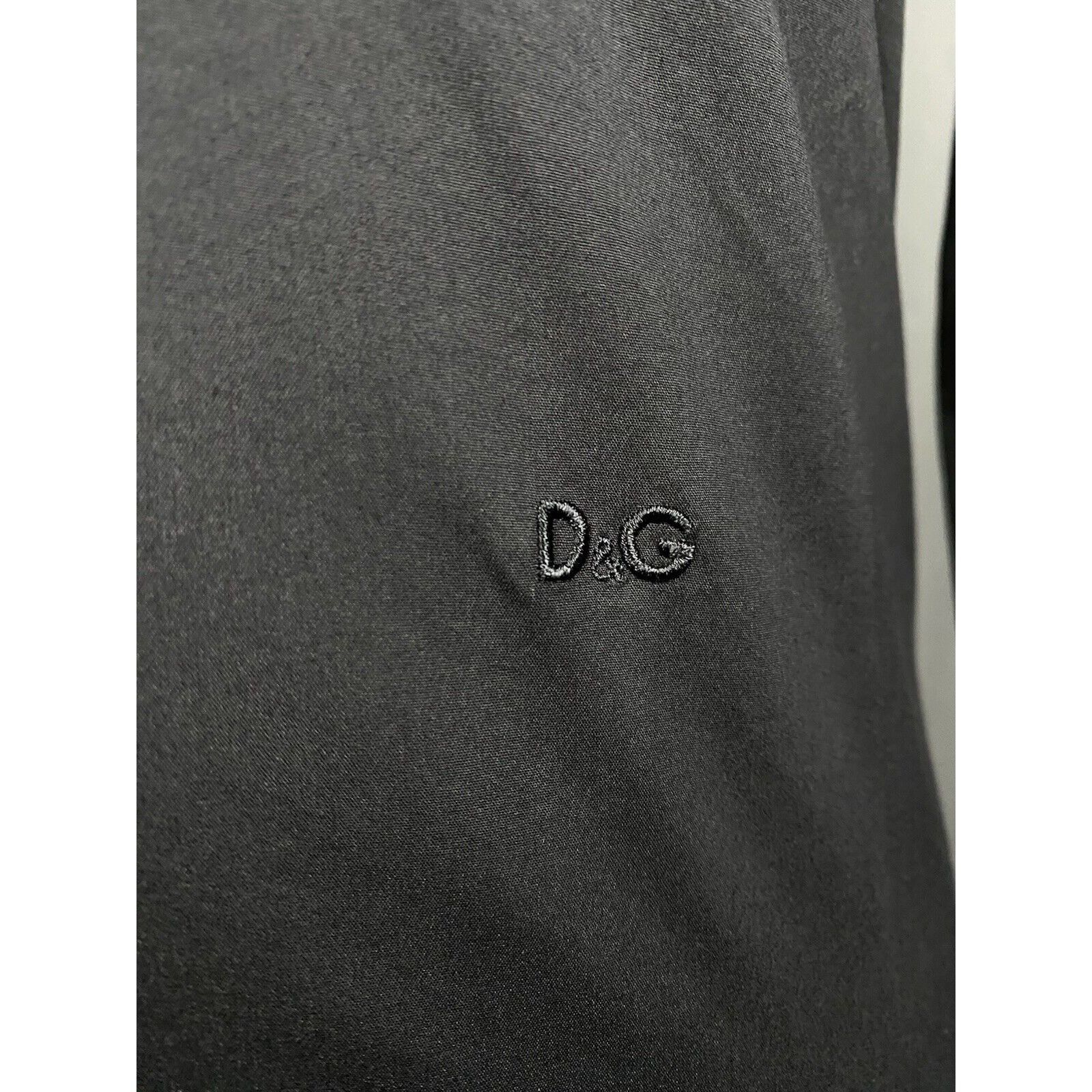 Dolce & Gabbana Dolce&Gabbana Brad Line Men's Black Longsleeve Dress Shirt Size US M / EU 48-50 / 2 - 9 Thumbnail