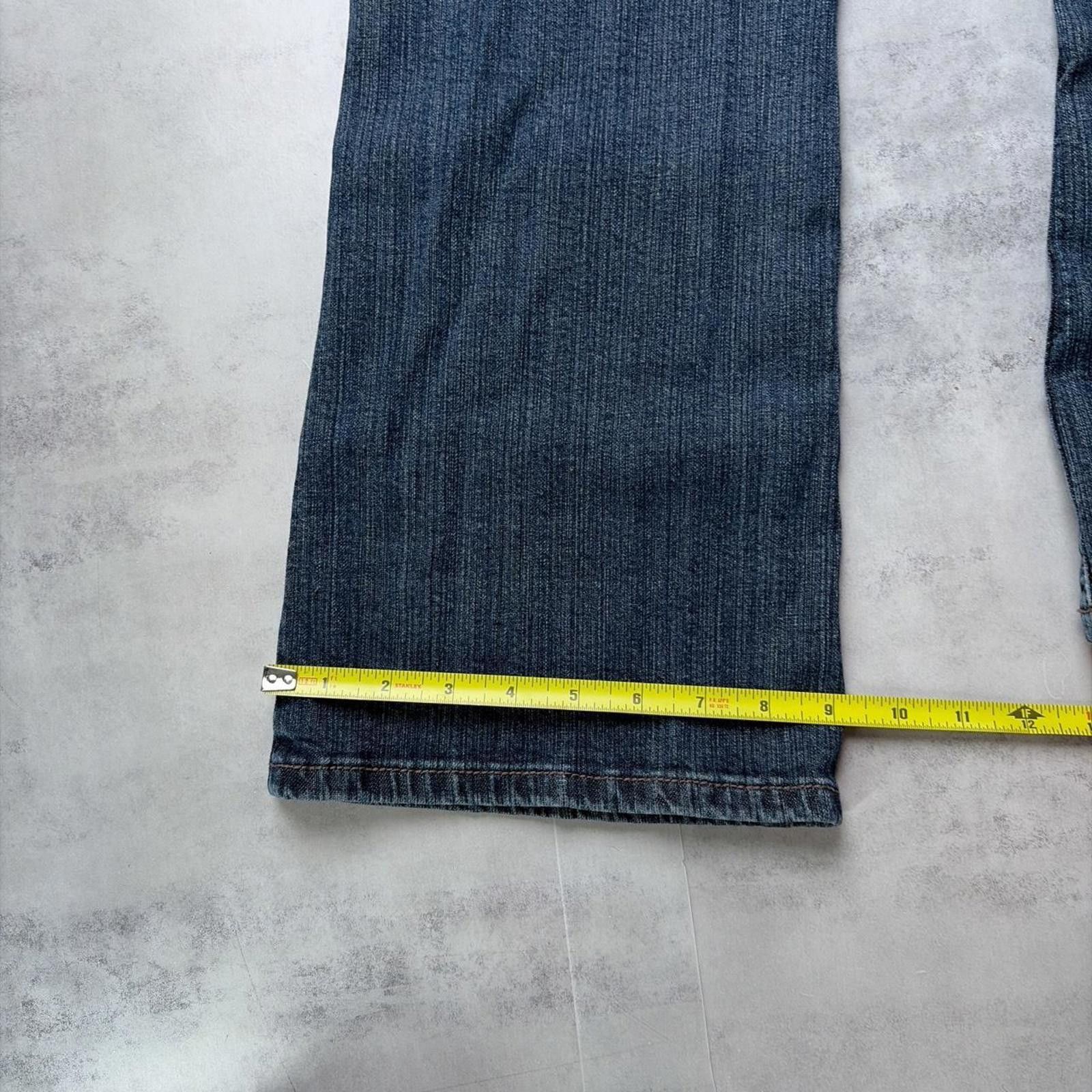 Other Y2K Blue Degree Grunge Bootcut Denim Jeans Size 32" / US 10 / IT 46 - 8 Thumbnail