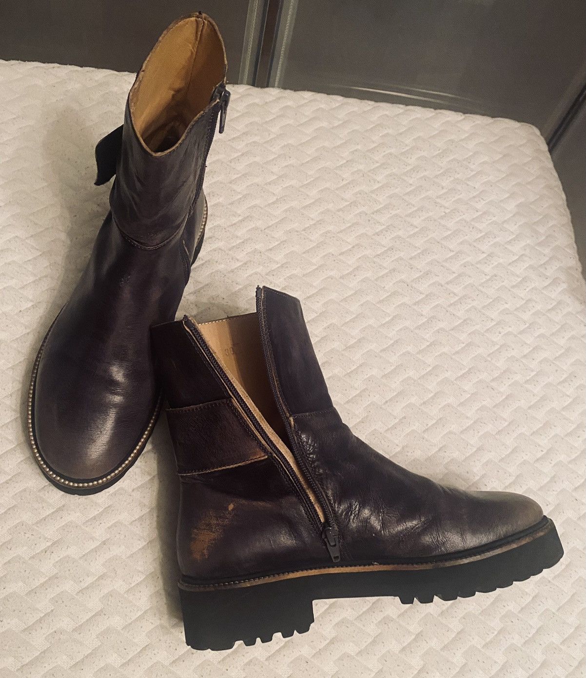 MM6 MM6 🇮🇹 MAISON MARTIN MARGIELA Microsole Combat Boot 38 Size US 8 / IT 38 - 6 Thumbnail