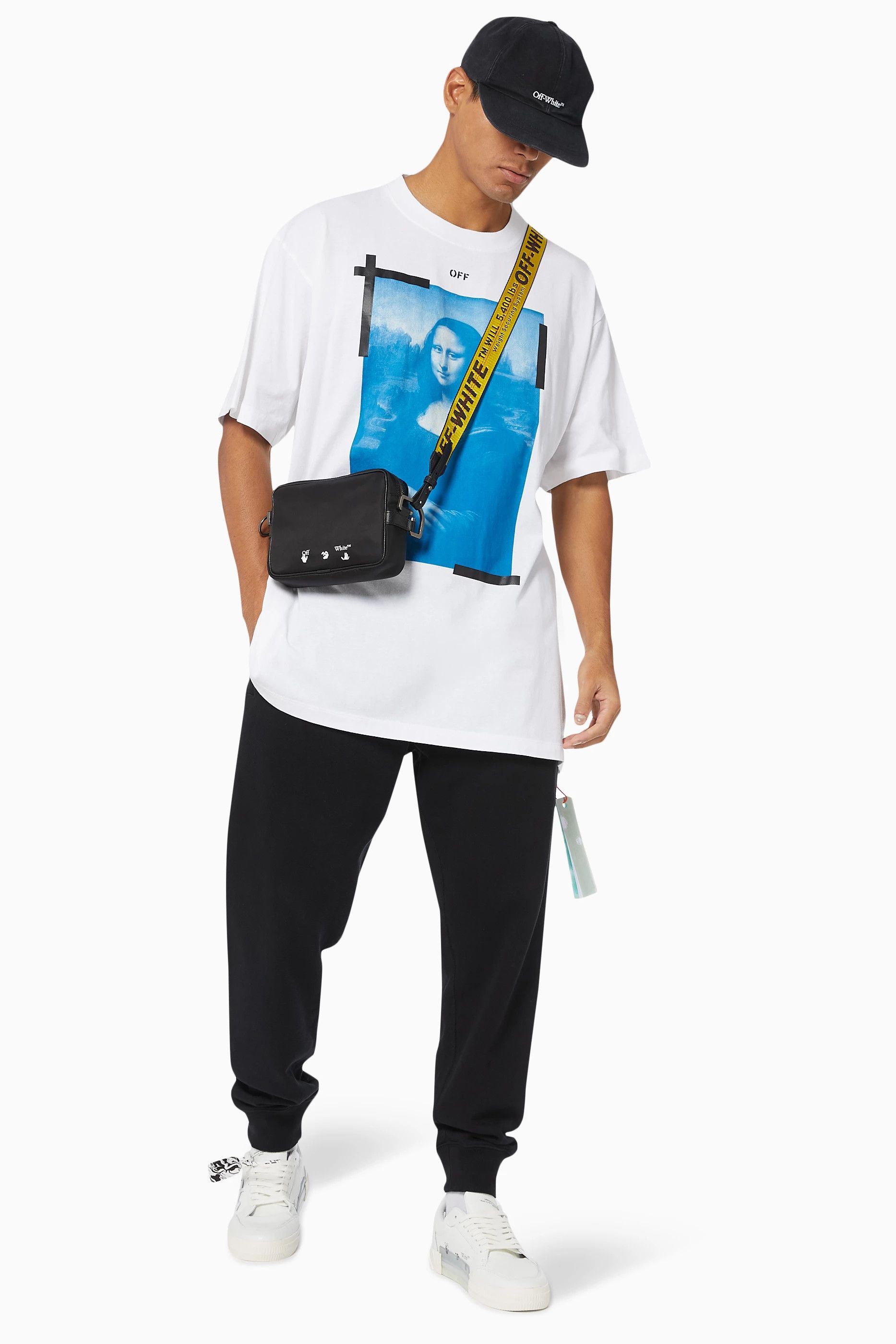 Off-White White Mona Lisa Arrows Oversized T-Shirt Size US XS / EU 42 / 0 - 3 Thumbnail