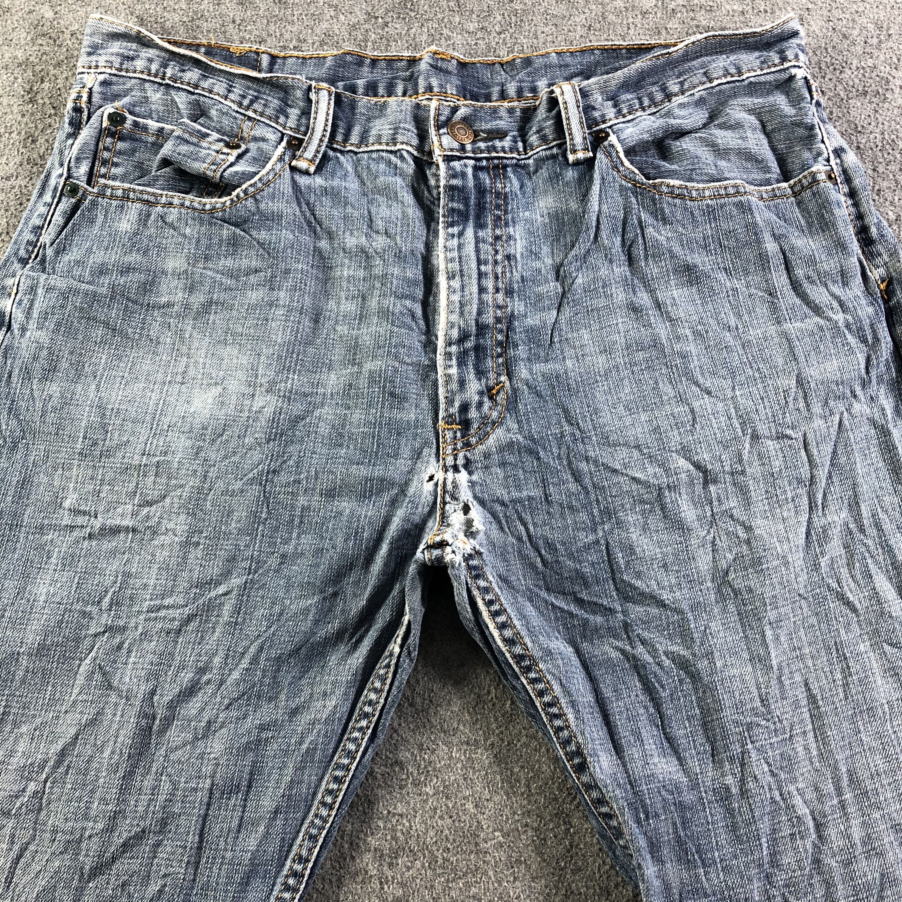 Levi's Vintage Blue Wash Levis 505 Jeans-J3292 Size US 37 - 3 Thumbnail