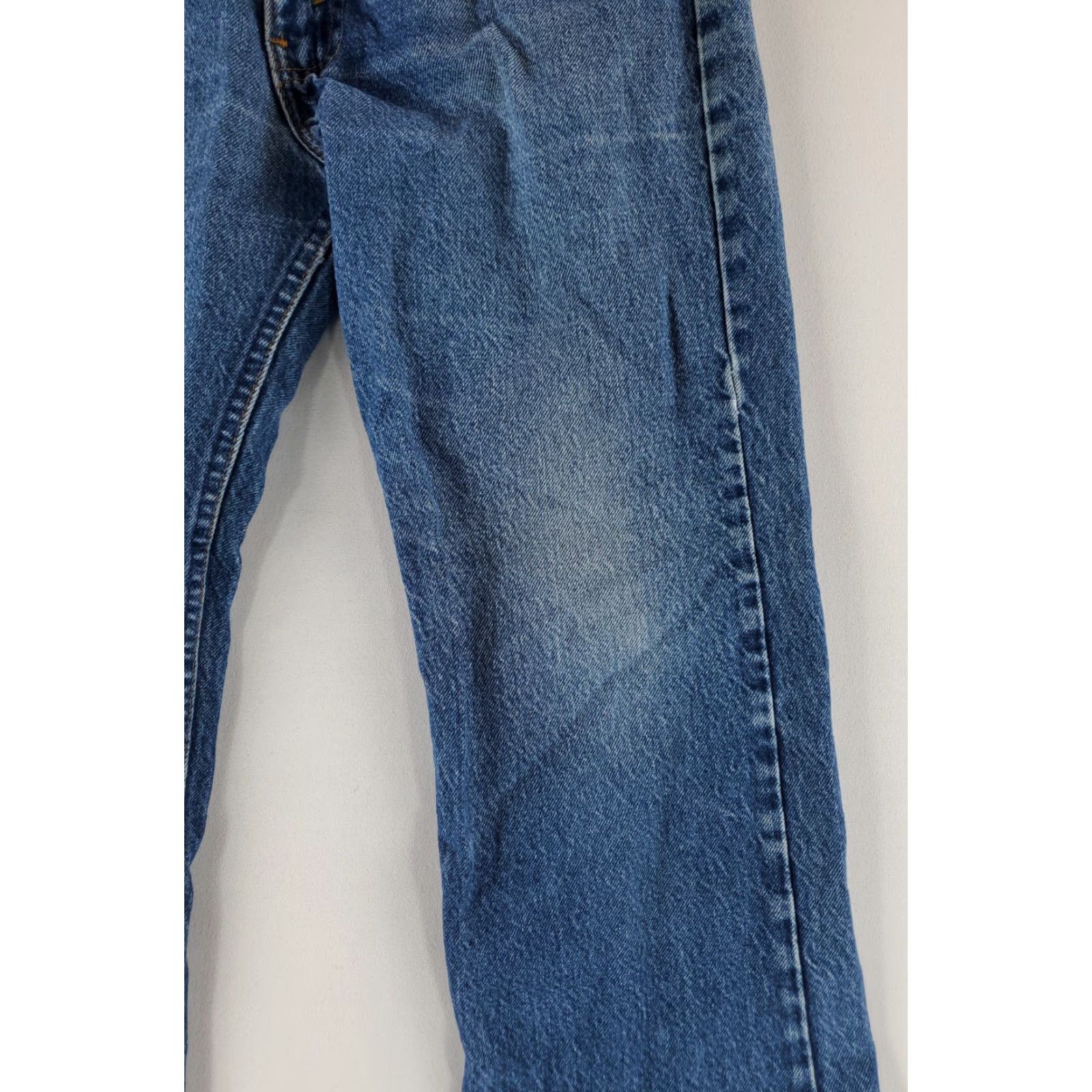Levi's VINTAGE Levi's 517 VTG 90s Blue Jeans Whiskering Orange Tab Mens 34x31 (33x30 Actual) Bootcut Jeans Mens Blue 517 VTG 90s 34x31 Size US 33 - 6 Thumbnail