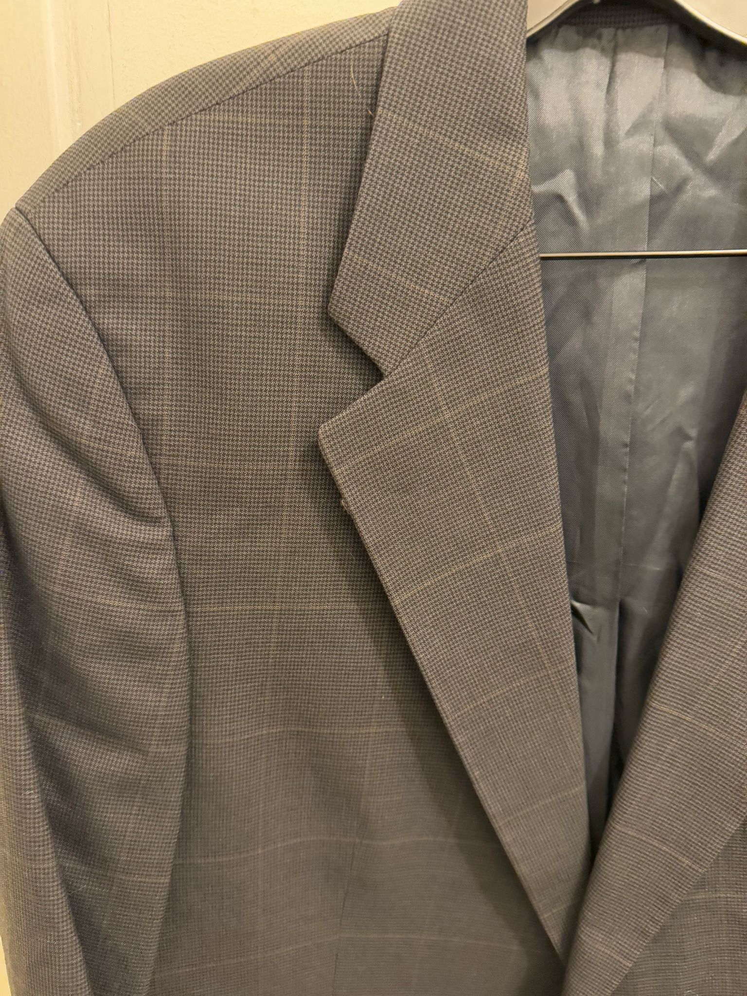 Ralph Lauren Ralph Lauren Wool Blazer – Gray Check Pattern – 100% Wool Size 40R - 6 Thumbnail