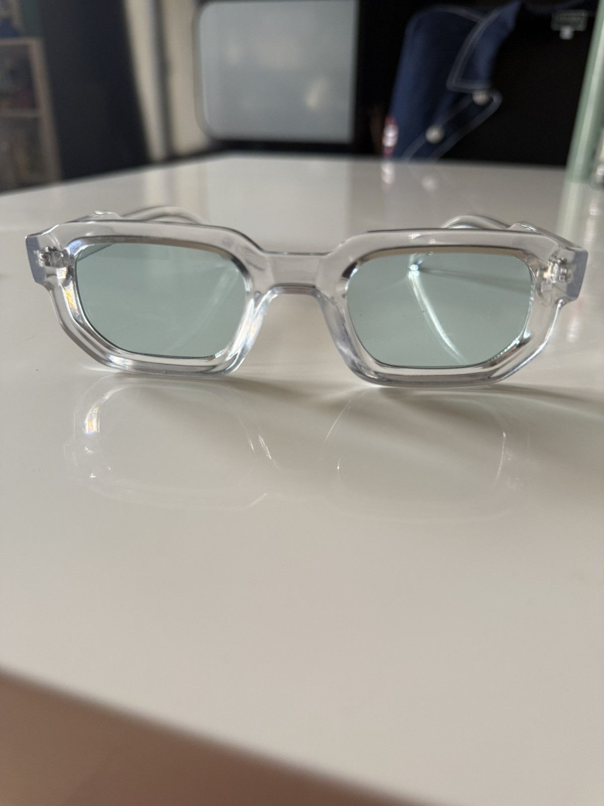 Zara Lunettes transparentes verres bleu Size ONE SIZE - 9 Thumbnail