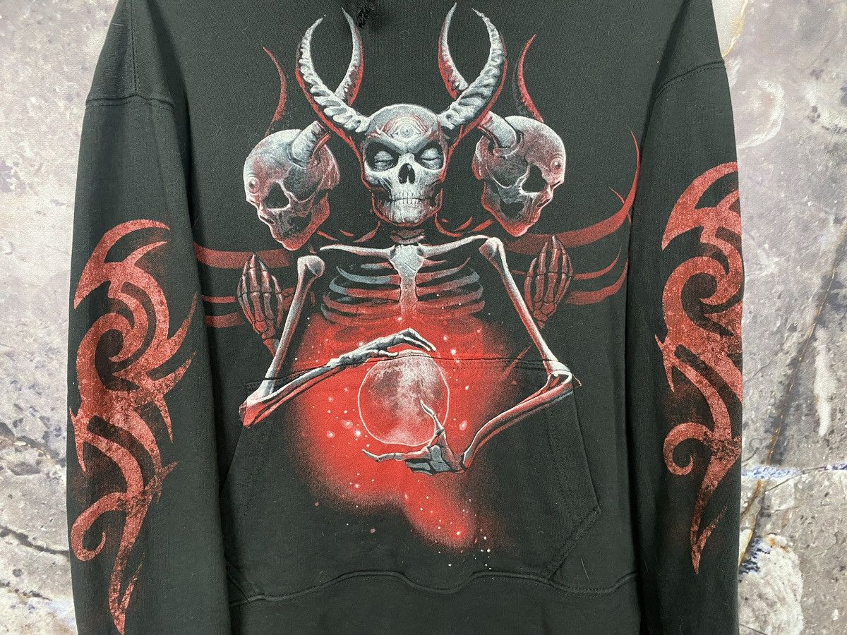 Band Tees Men’s Spiral Skeleton Hoodie Rare Vintage Size Large Size US M / EU 48-50 / 2 - 4 Thumbnail