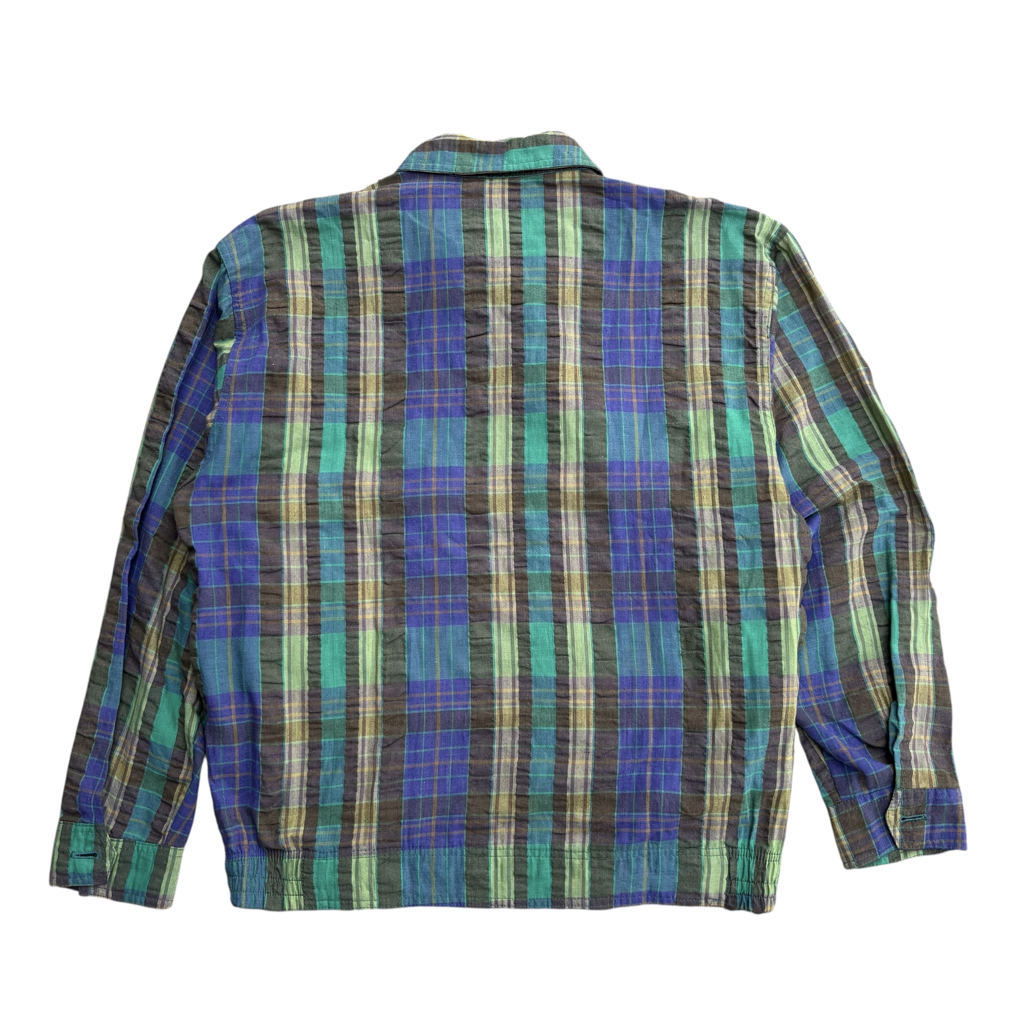 Balenciaga Balenciaga Plaid Bomber Jacket Size US L / EU 52-54 / 3 - 4 Thumbnail