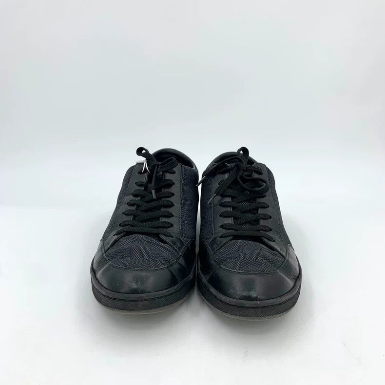 Louis Vuitton Louis Vuitton Black checkerboard lace-up board shoes Size US 7.5 / EU 40-41 - 3 Thumbnail
