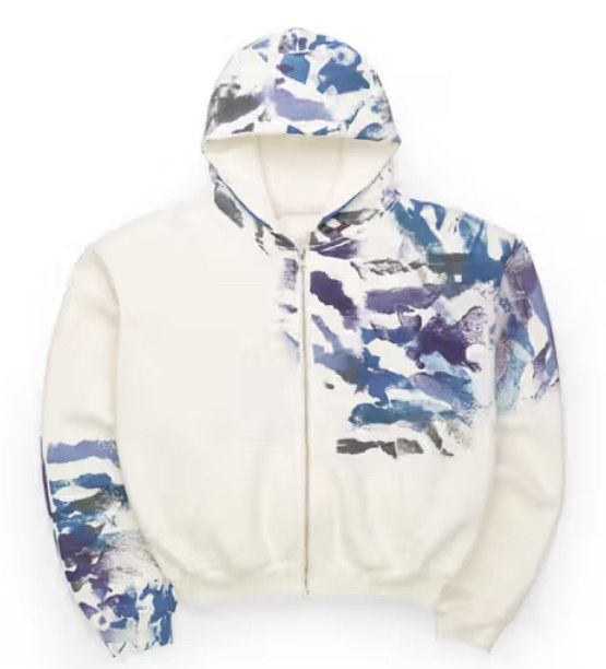 SKYLRK Justin Bieber SKYLRK ZIP HOODIE - WAVE CAMO | Grailed