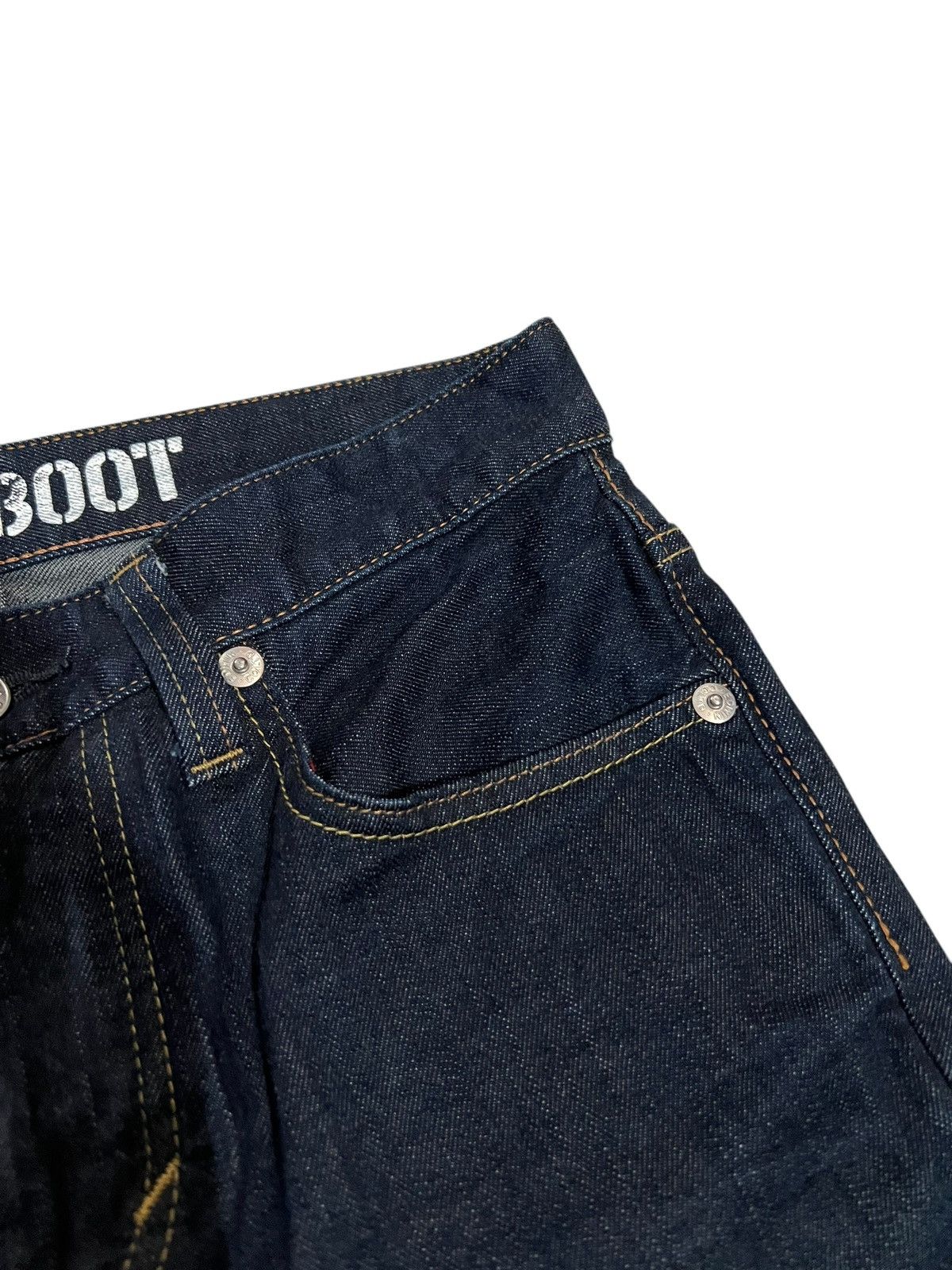 Edwin × If Six Was Nine × Japanese Brand 🌈Vintage Edwin Blue Trip Edgeline Bootcut Jean Size US 30 / EU 46 - 7 Thumbnail