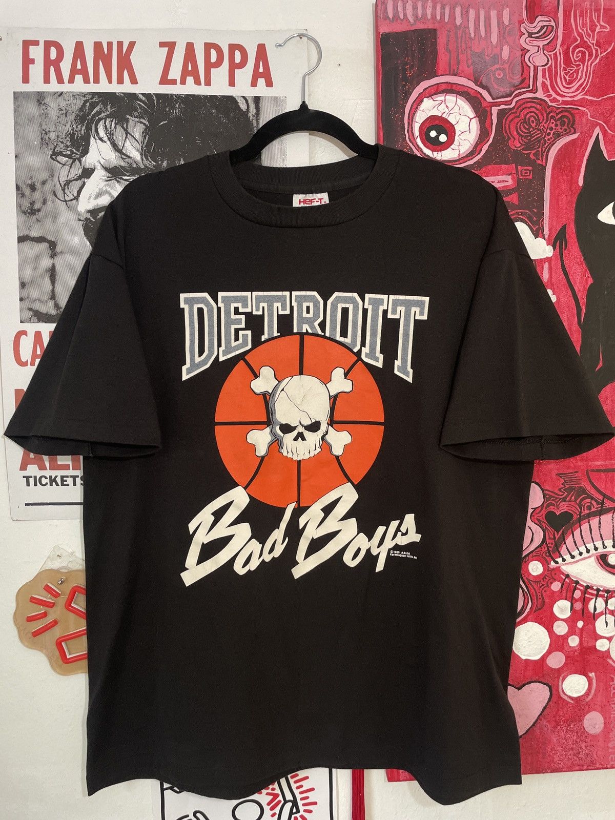 NBA 1988 DETROIT PISTONS BAD BOYS SHIRT Size US XL / EU 56 / 4 - 1 Thumbnail