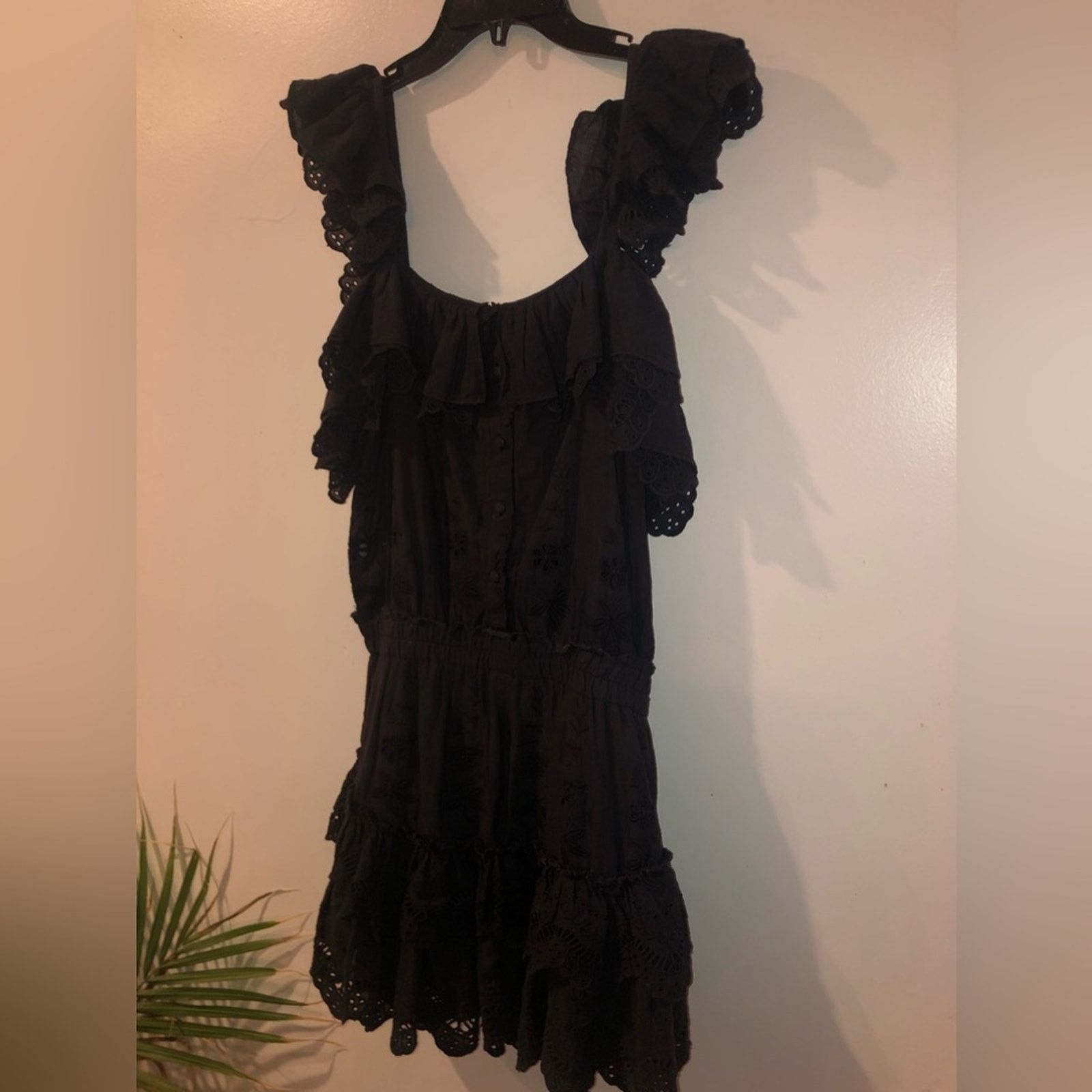 LoveShackFancy Loveshackfancy knitted embroidered dress in black xxs Size XXS / US 00 / IT 34 - 5 Thumbnail